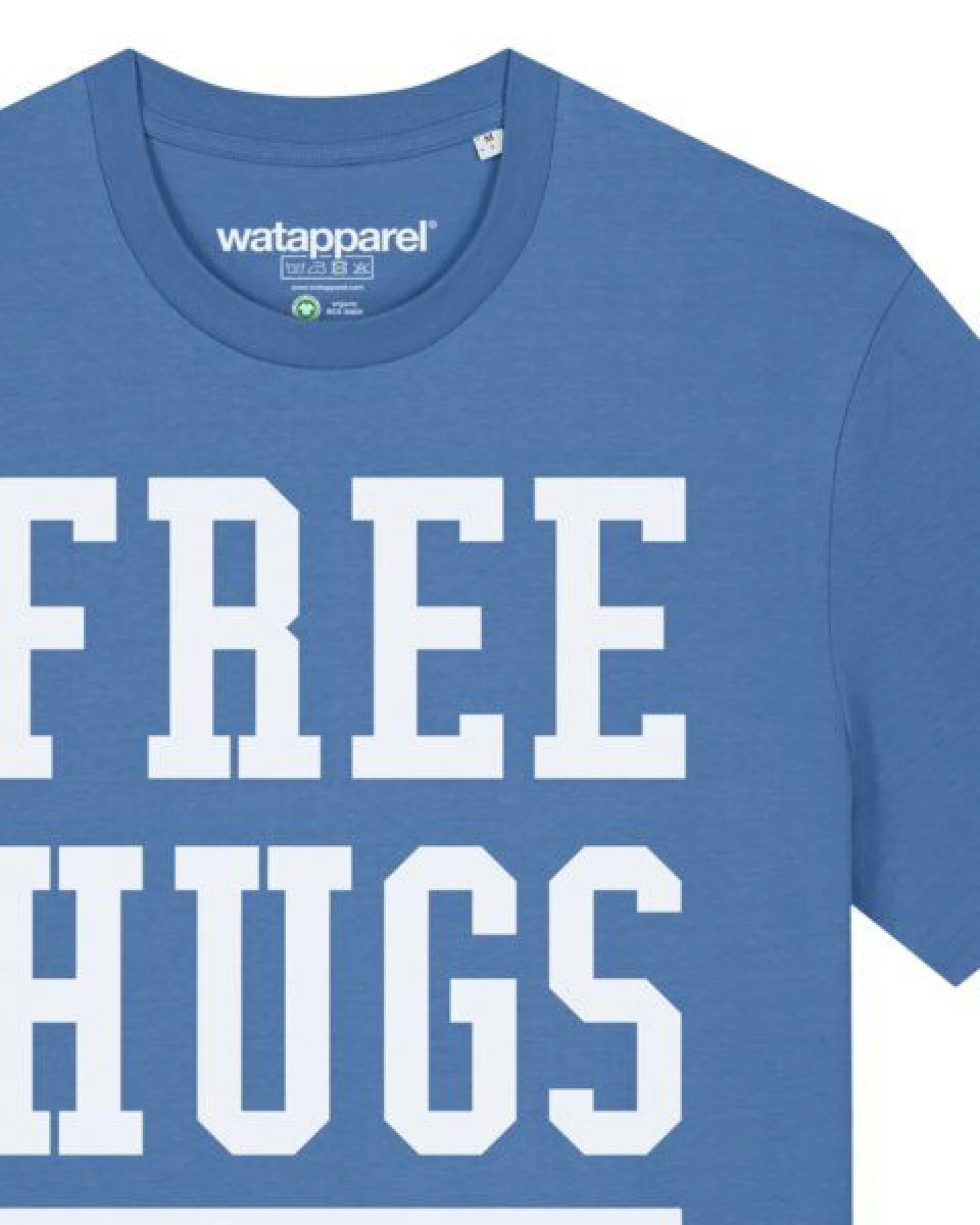 watapparel T-Shirt Unisex Free hugs to save the world – Ansicht 3