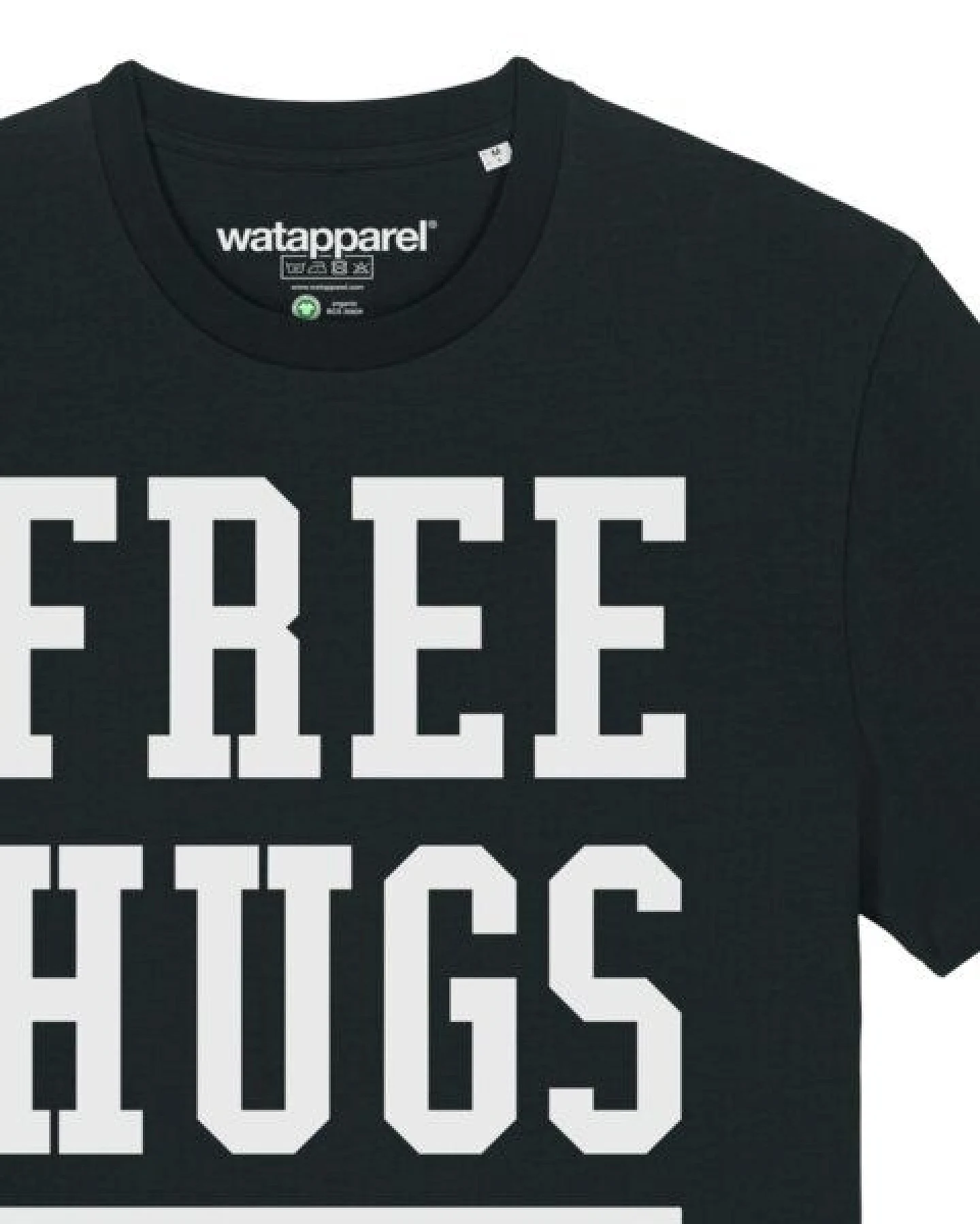 watapparel T-Shirt Unisex Free hugs to save the world – Ansicht 3
