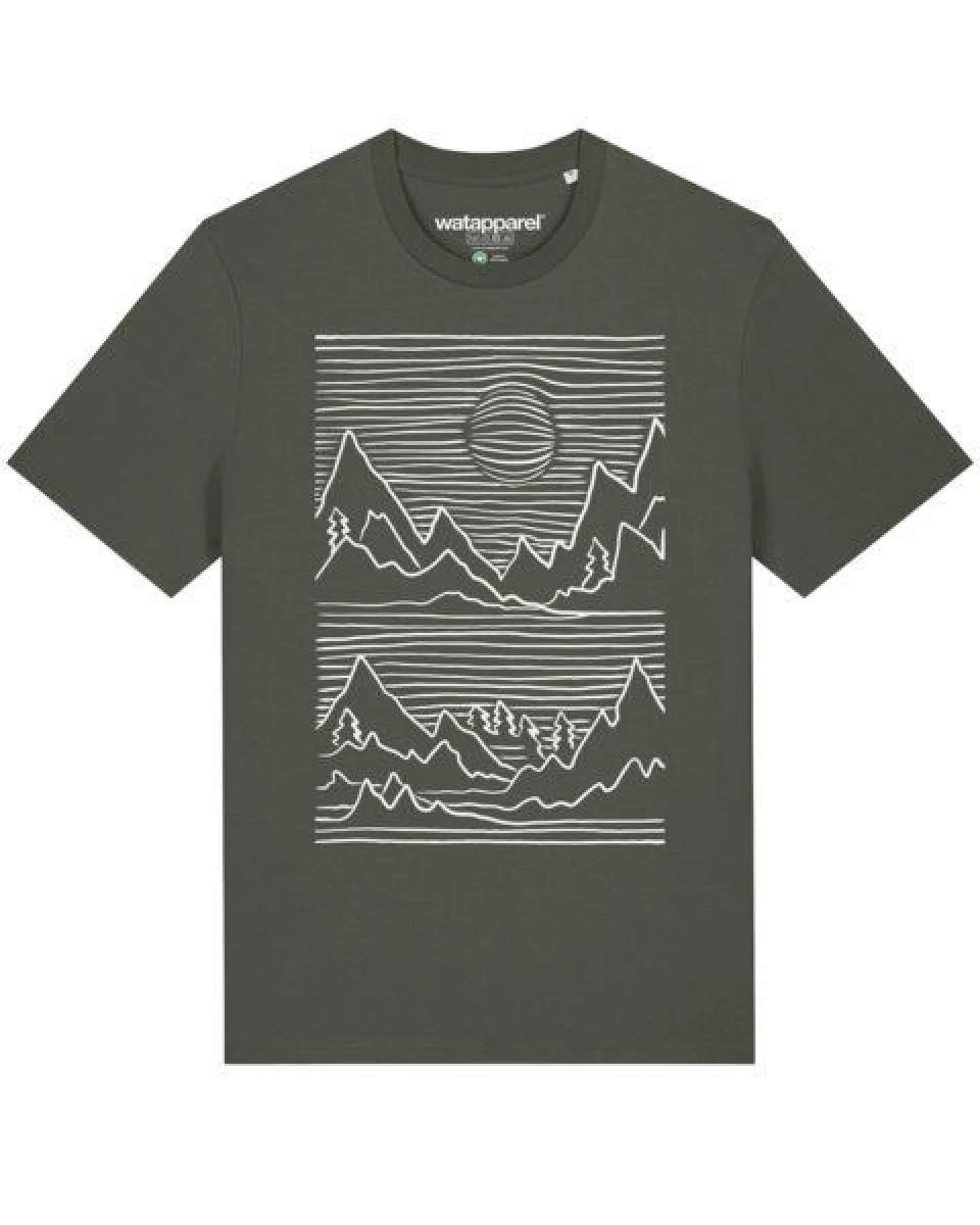 watapparel T-Shirt Unisex Mountains – Ansicht 2