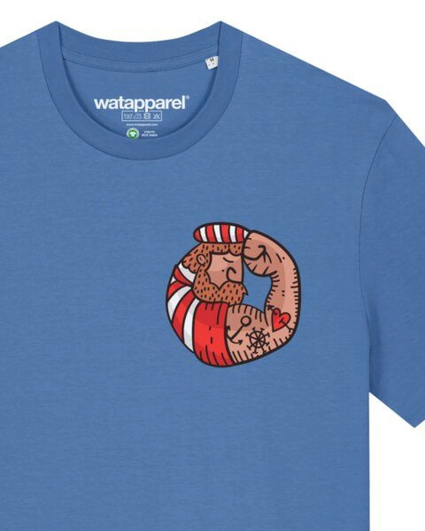 watapparel T-Shirt Unisex Seemann – Ansicht 3