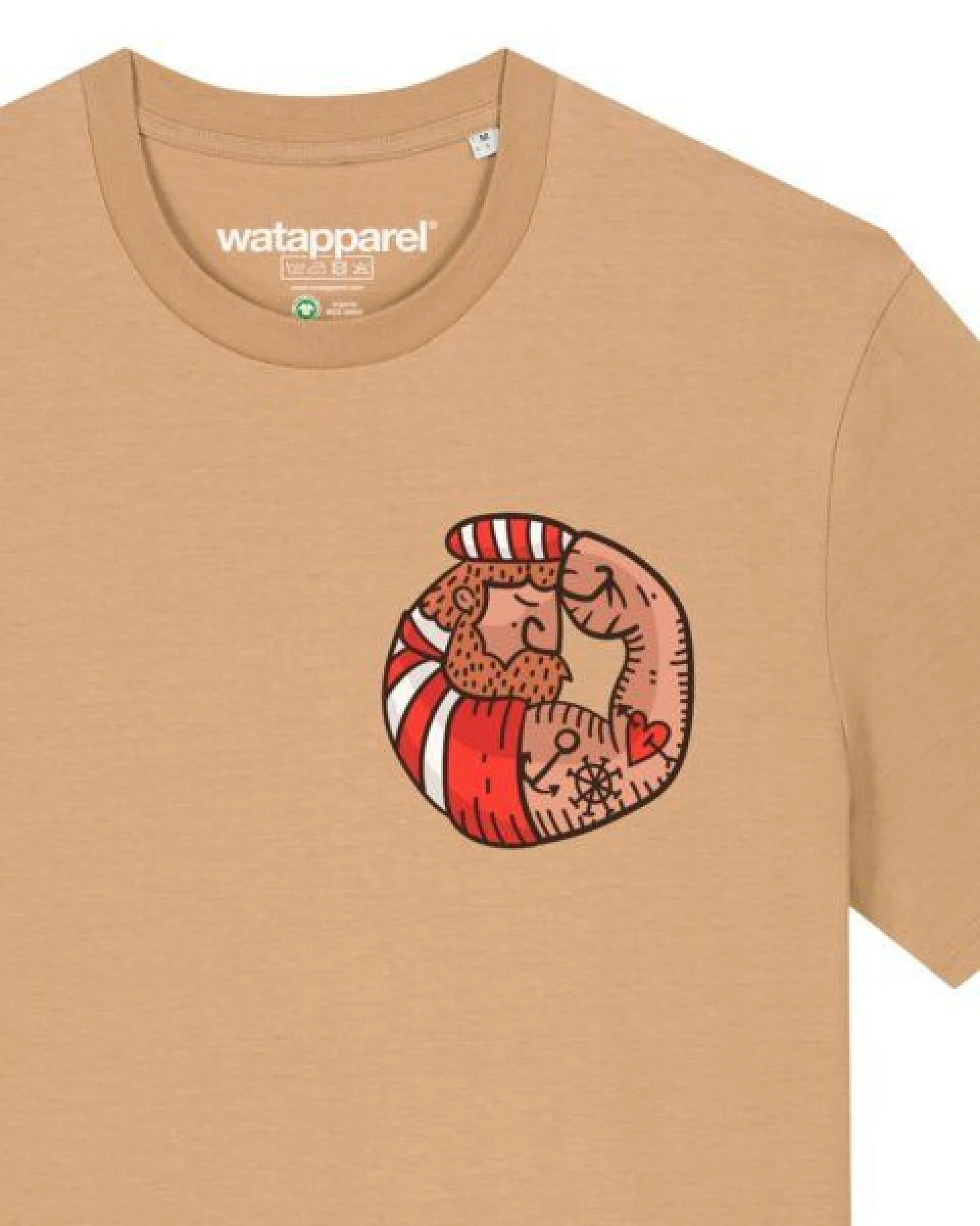 watapparel T-Shirt Unisex Seemann – Ansicht 3