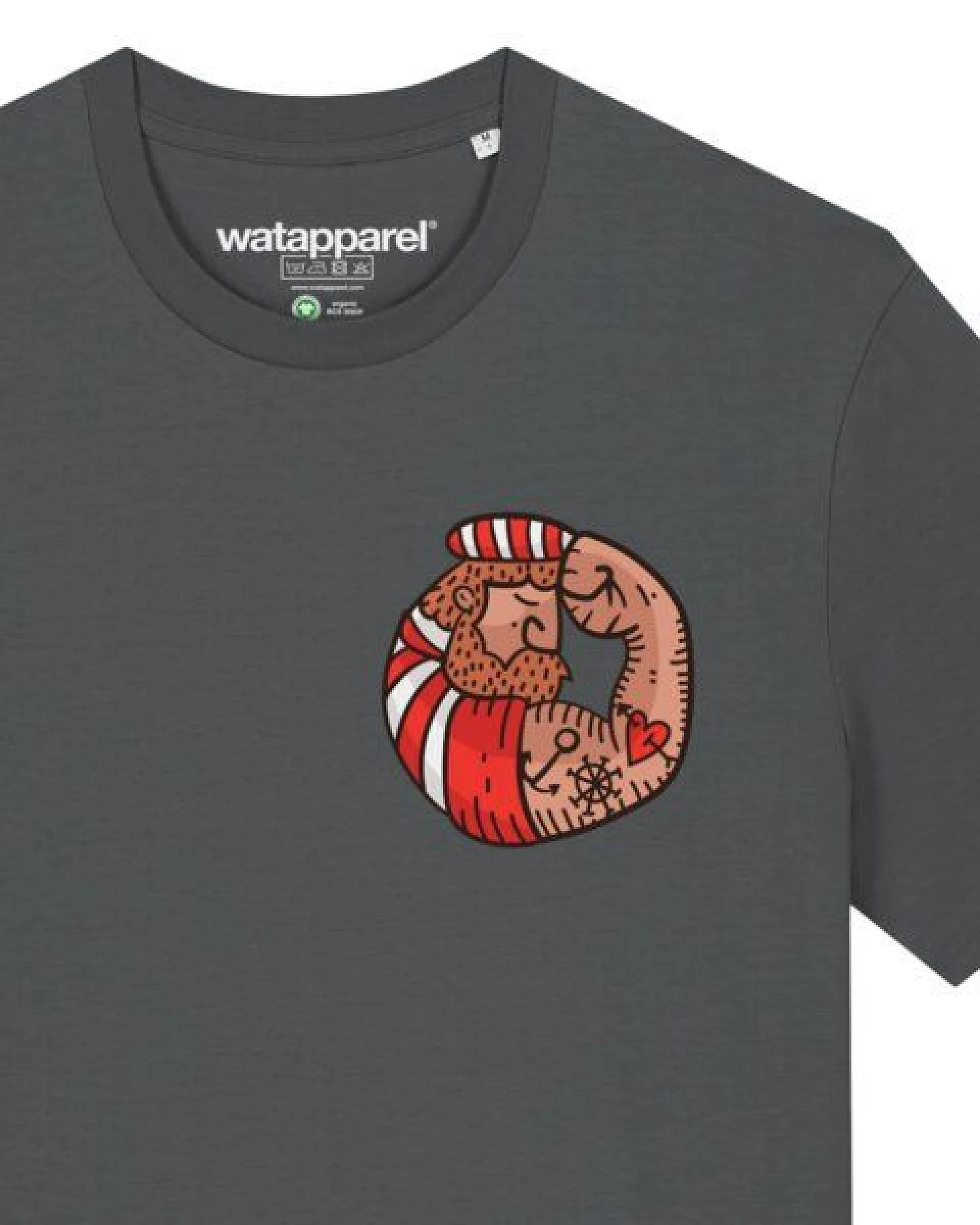 watapparel T-Shirt Unisex Seemann – Ansicht 3