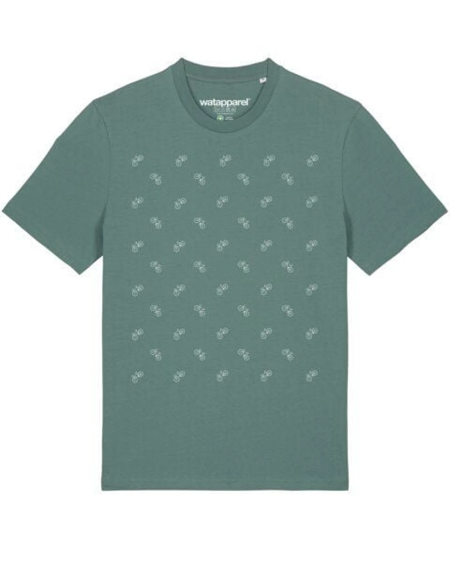 watapparel T-Shirt Unisex Fahrräder – Ansicht 2
