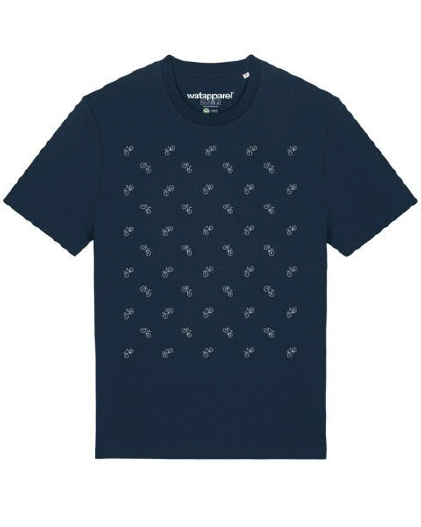 watapparel T-Shirt Unisex Fahrräder – Ansicht 2