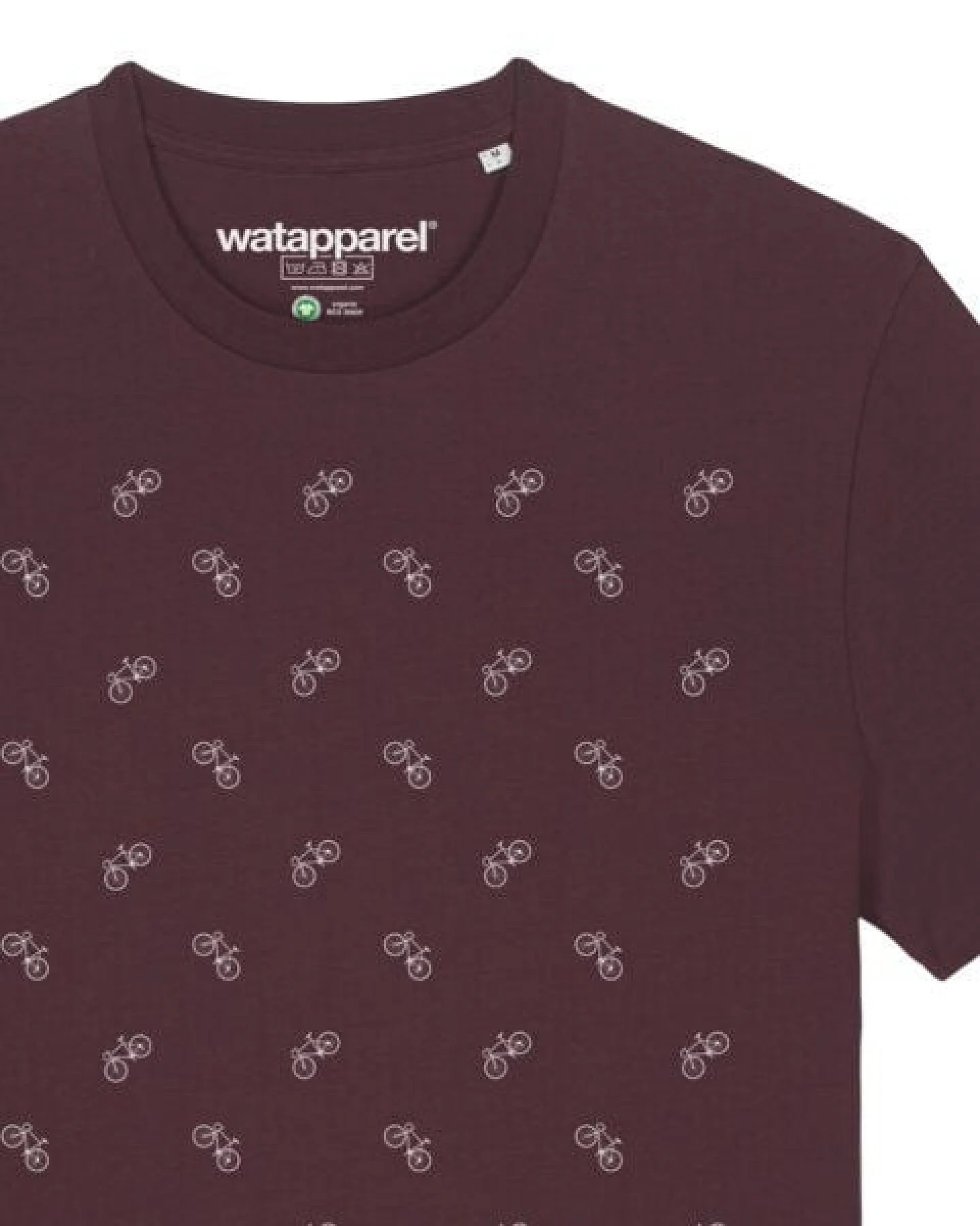 watapparel T-Shirt Unisex Fahrräder – Ansicht 3