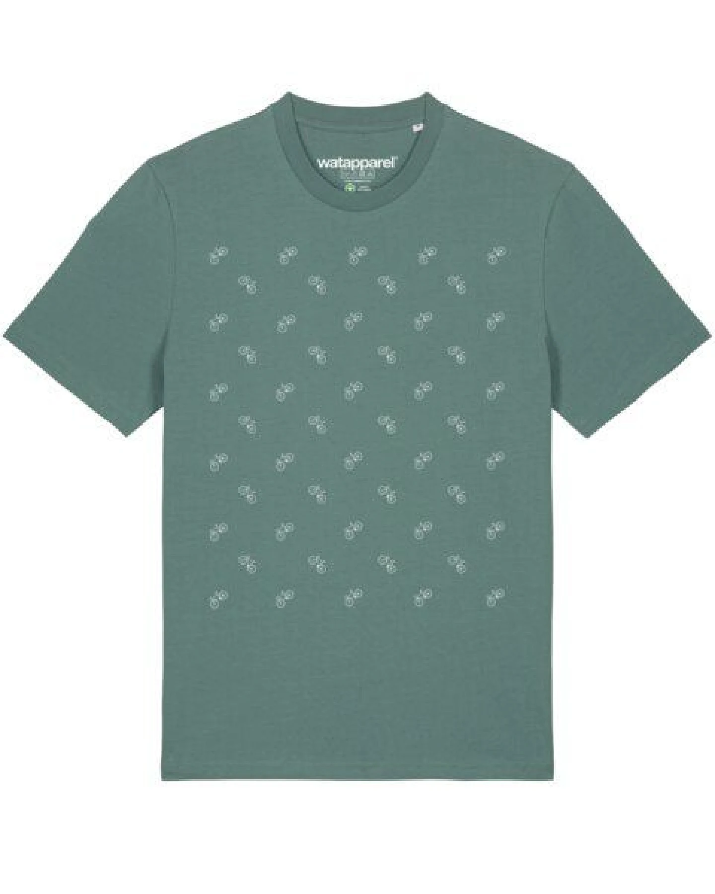watapparel T-Shirt Unisex Fahrräder – Ansicht 2