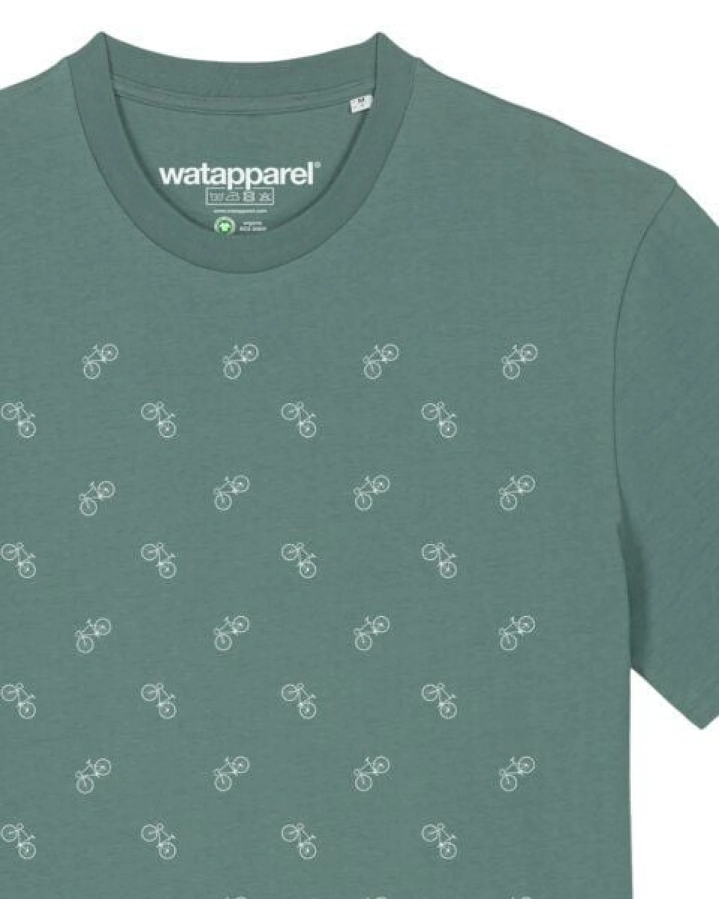 watapparel T-Shirt Unisex Fahrräder – Ansicht 3