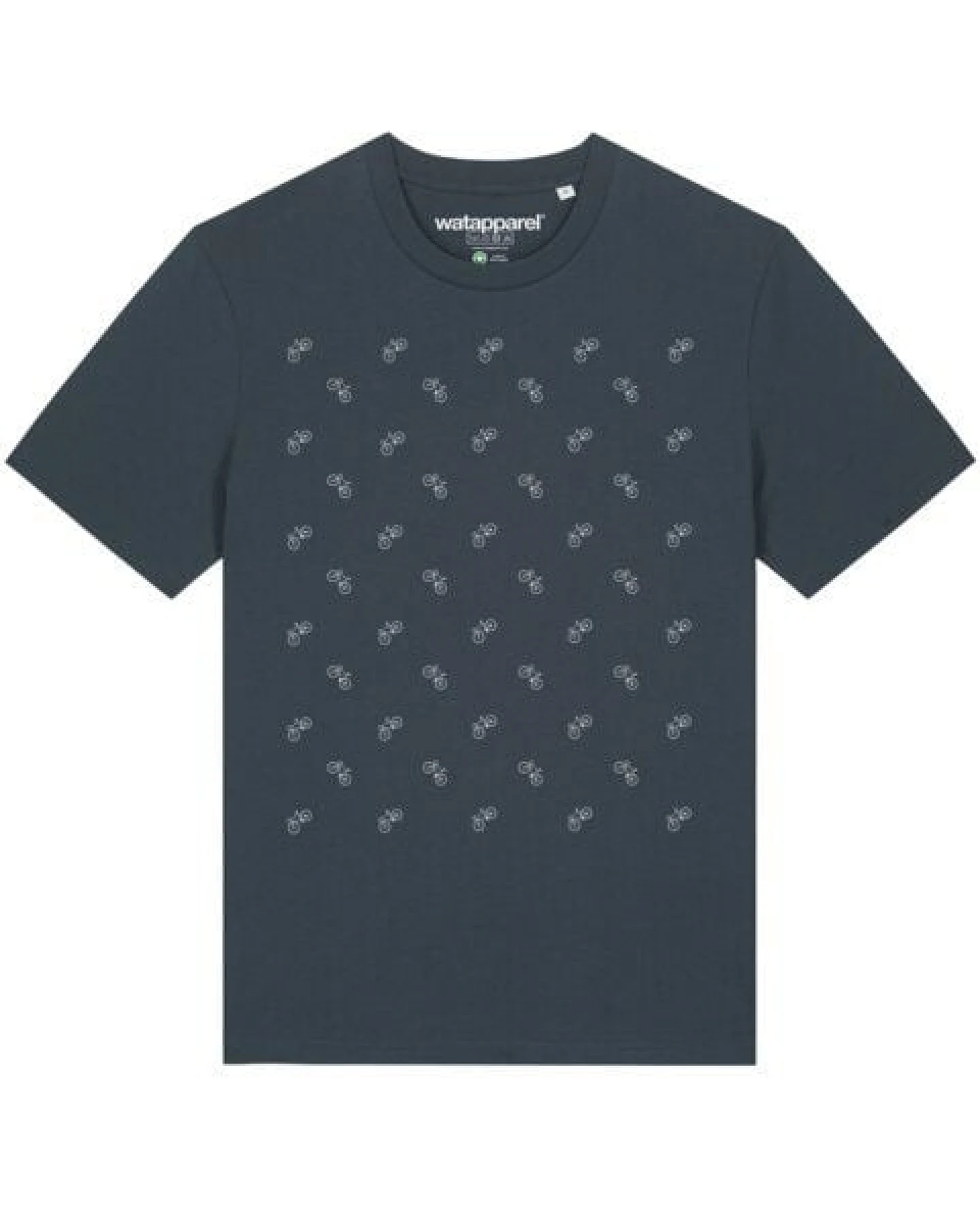 watapparel T-Shirt Unisex Fahrräder – Ansicht 2