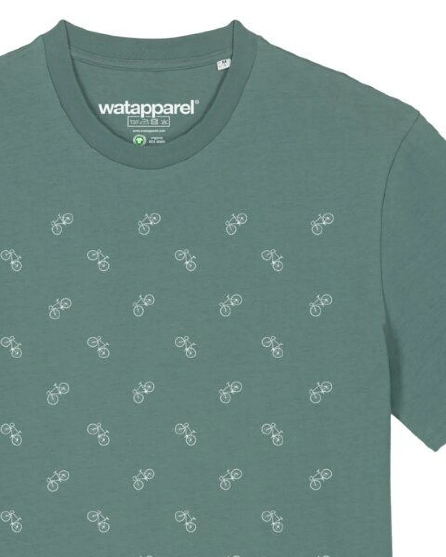 watapparel T-Shirt Unisex Fahrräder – Ansicht 3