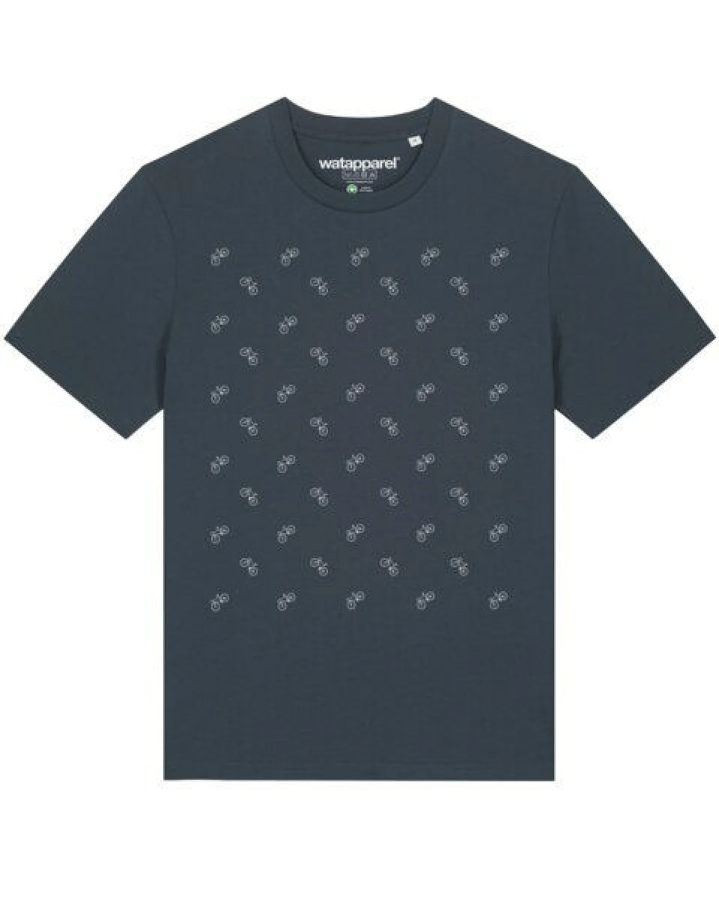 watapparel T-Shirt Unisex Fahrräder – Ansicht 2