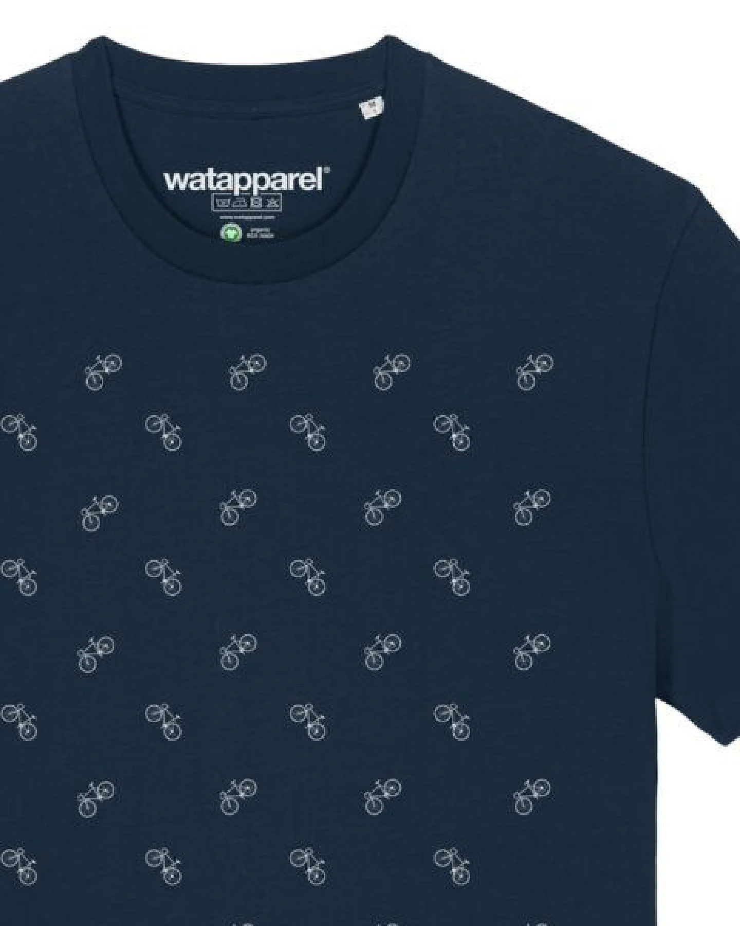 watapparel T-Shirt Unisex Fahrräder – Ansicht 3