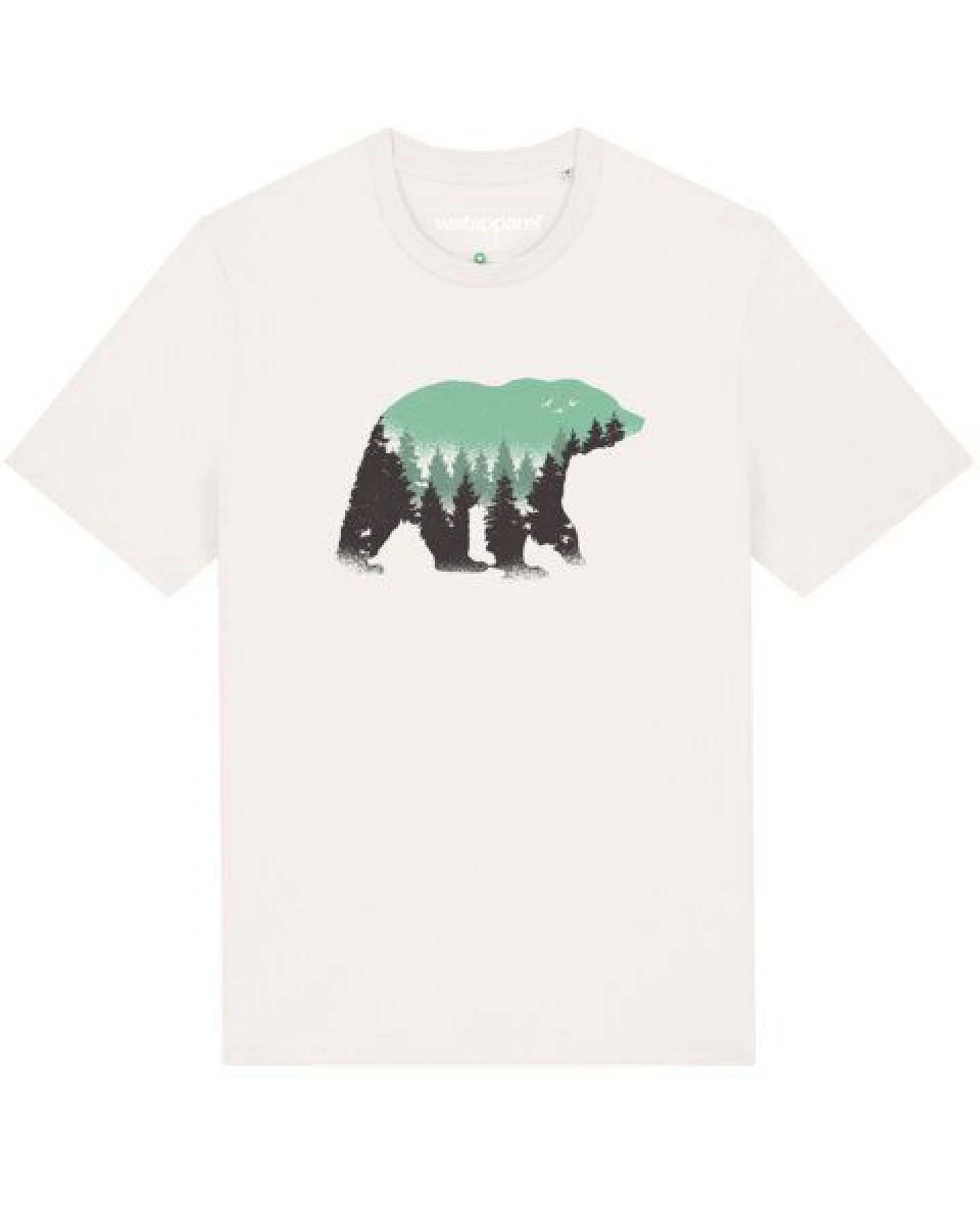 watapparel T-Shirt Unisex Waldbär – Ansicht 2