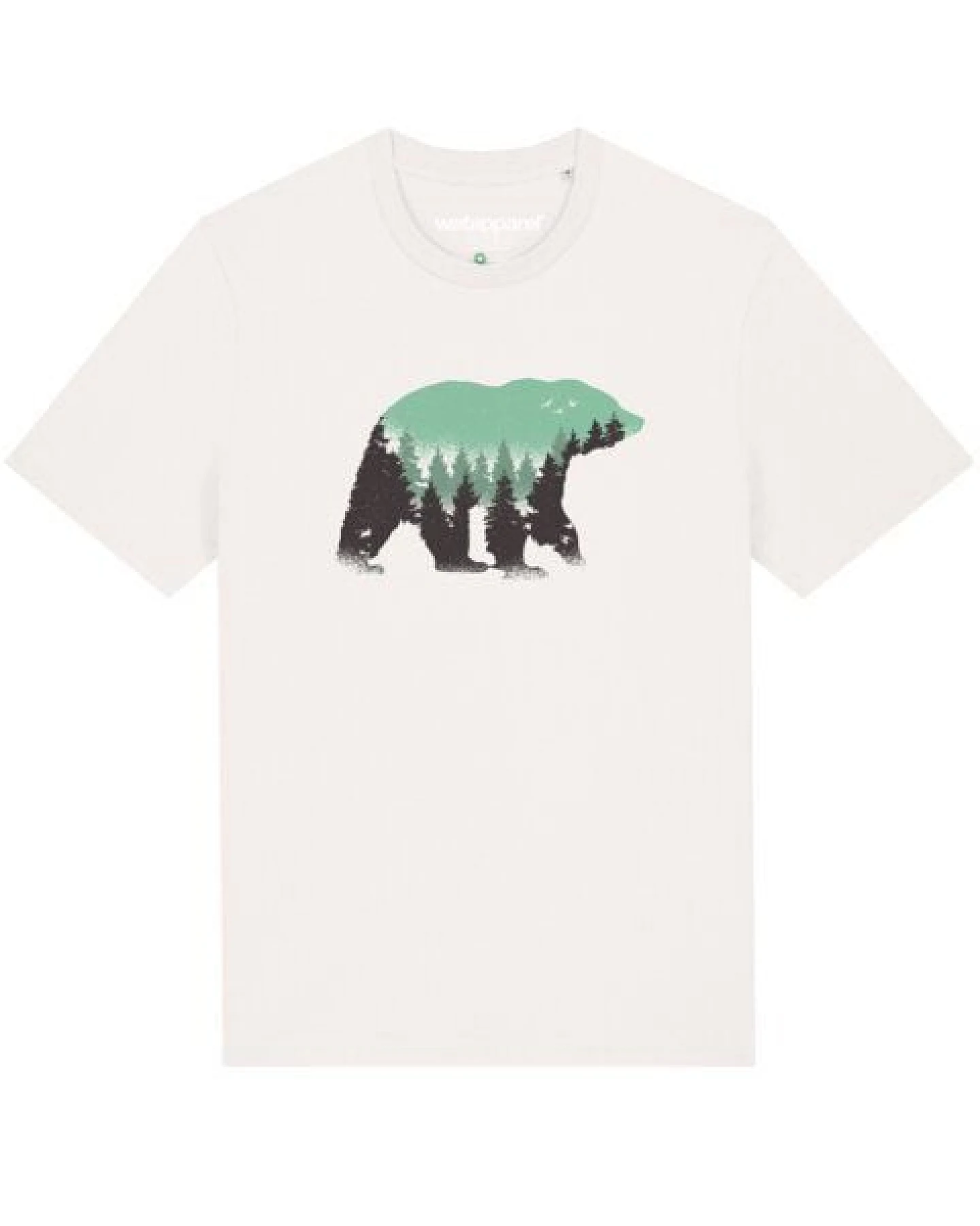 watapparel T-Shirt Unisex Waldbär – Ansicht 2