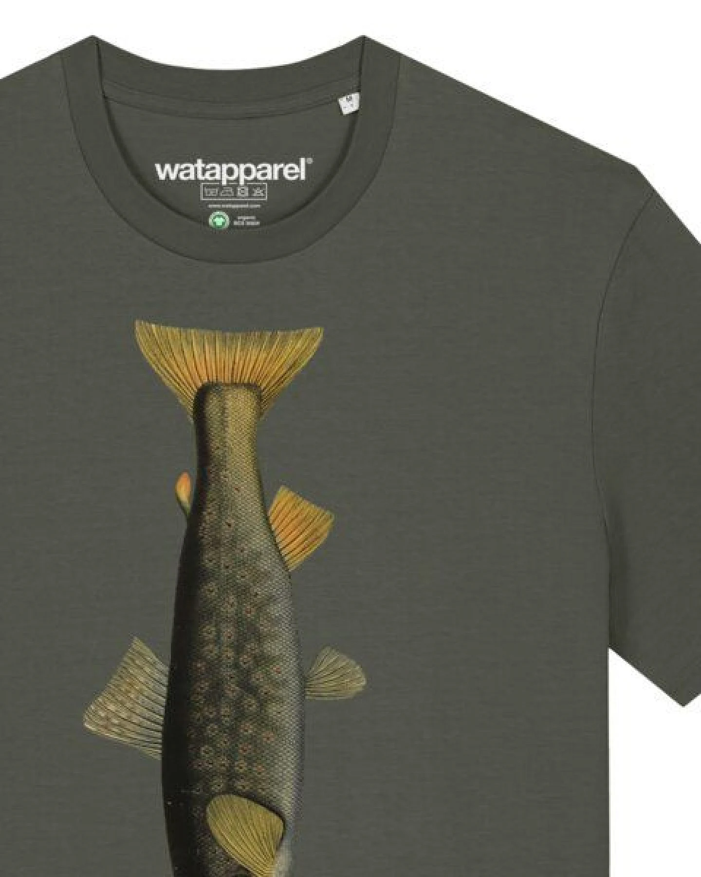 watapparel T-Shirt Unisex Forelle – Ansicht 3