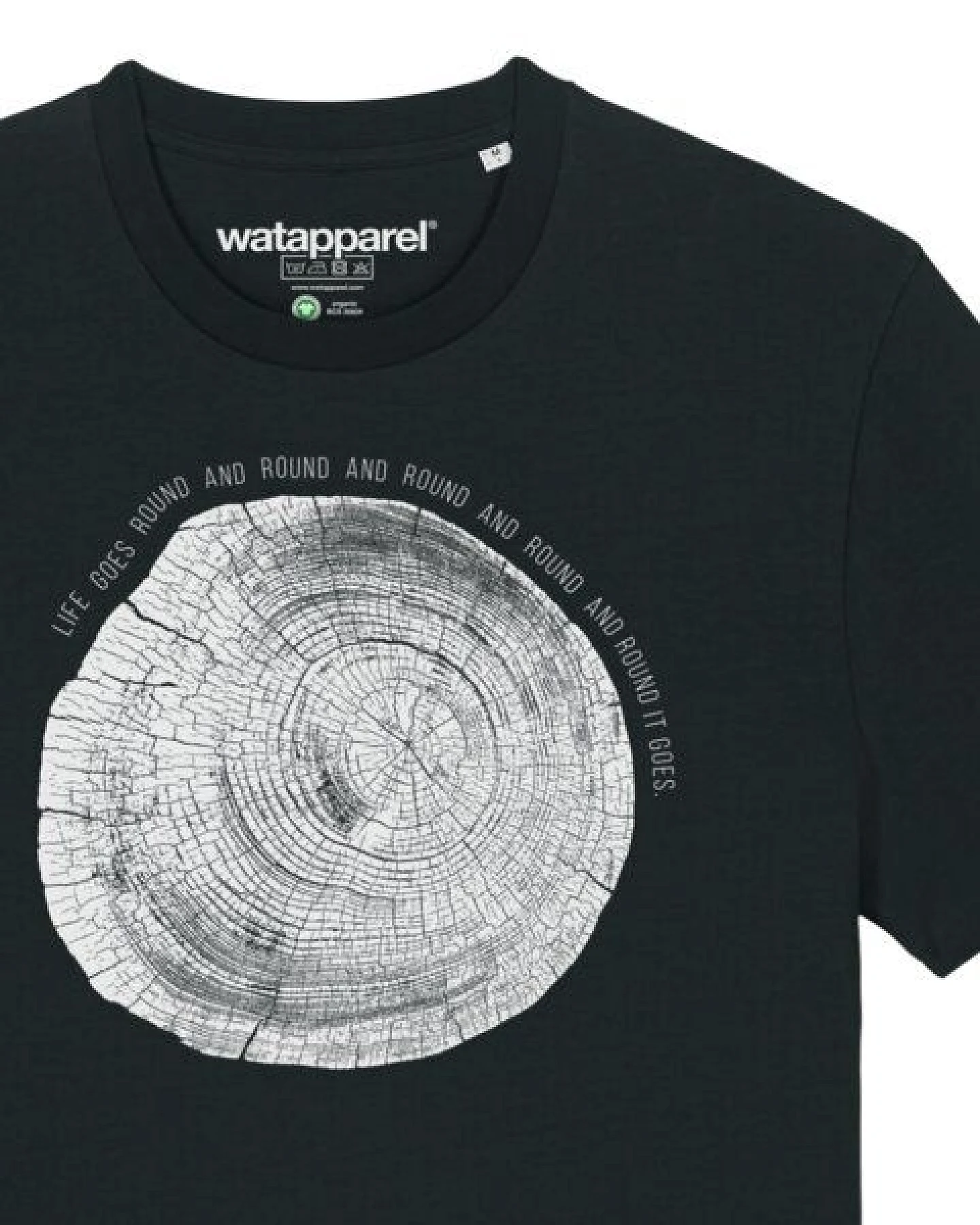 watapparel T-Shirt Unisex Baumscheibe – Ansicht 3