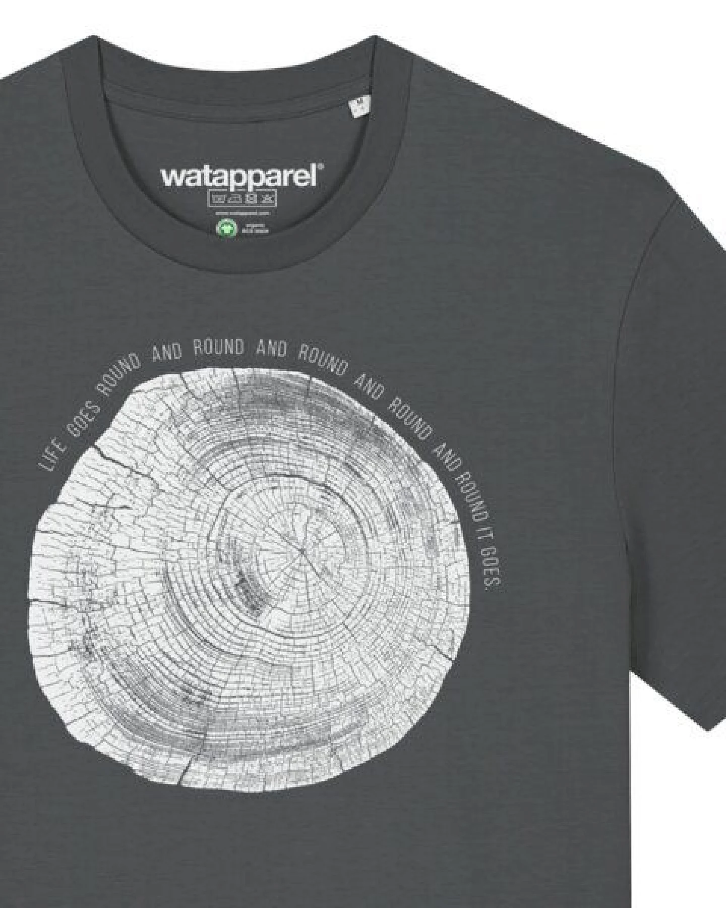 watapparel T-Shirt Unisex Baumscheibe – Ansicht 3