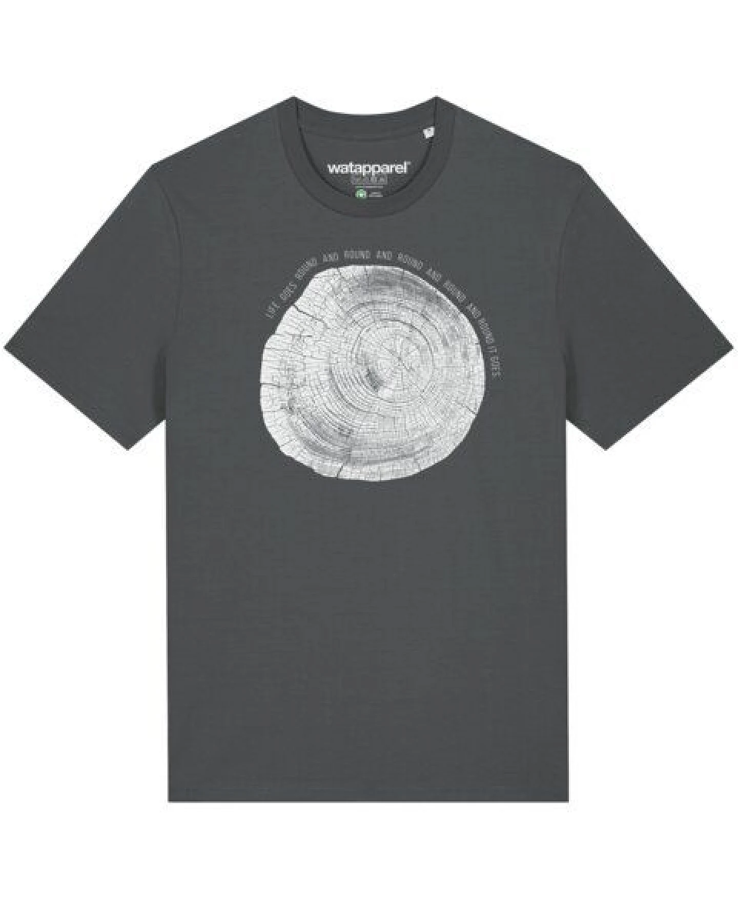 watapparel T-Shirt Unisex Baumscheibe – Ansicht 2