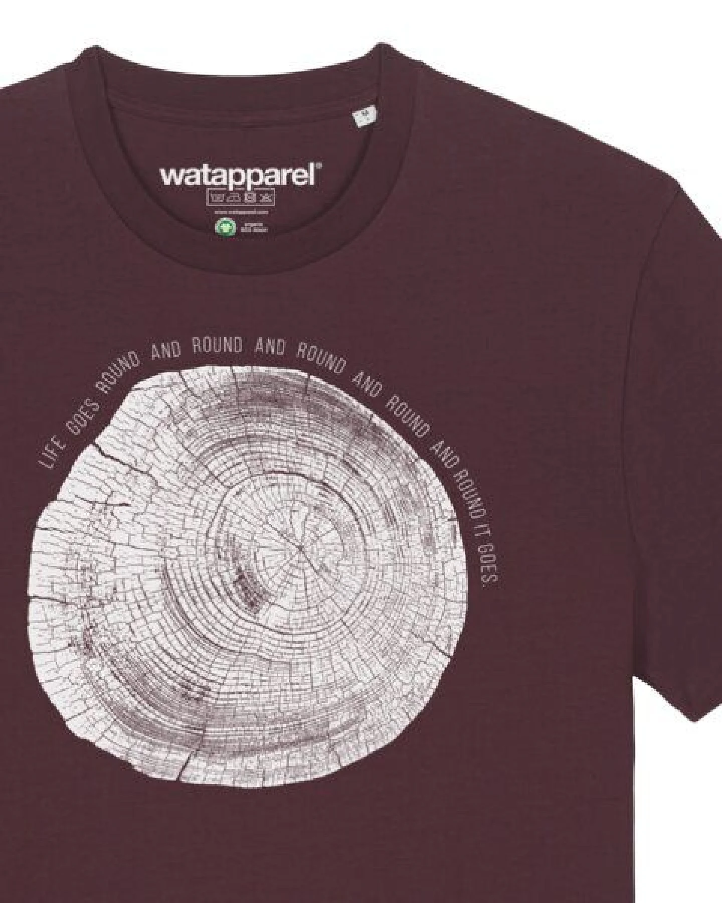 watapparel T-Shirt Unisex Baumscheibe – Ansicht 3