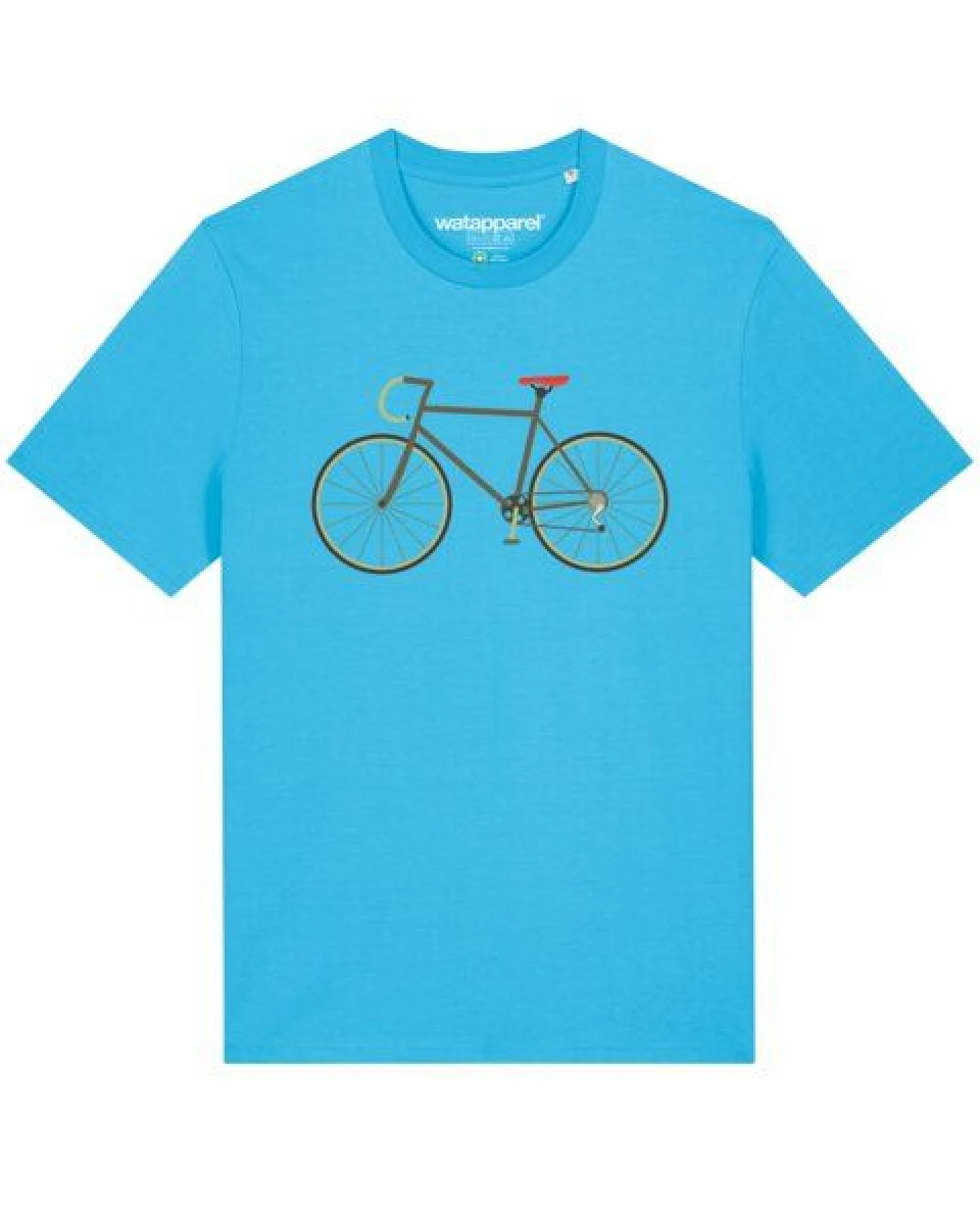 watapparel T-Shirt Unisex Fahrrad – Ansicht 2