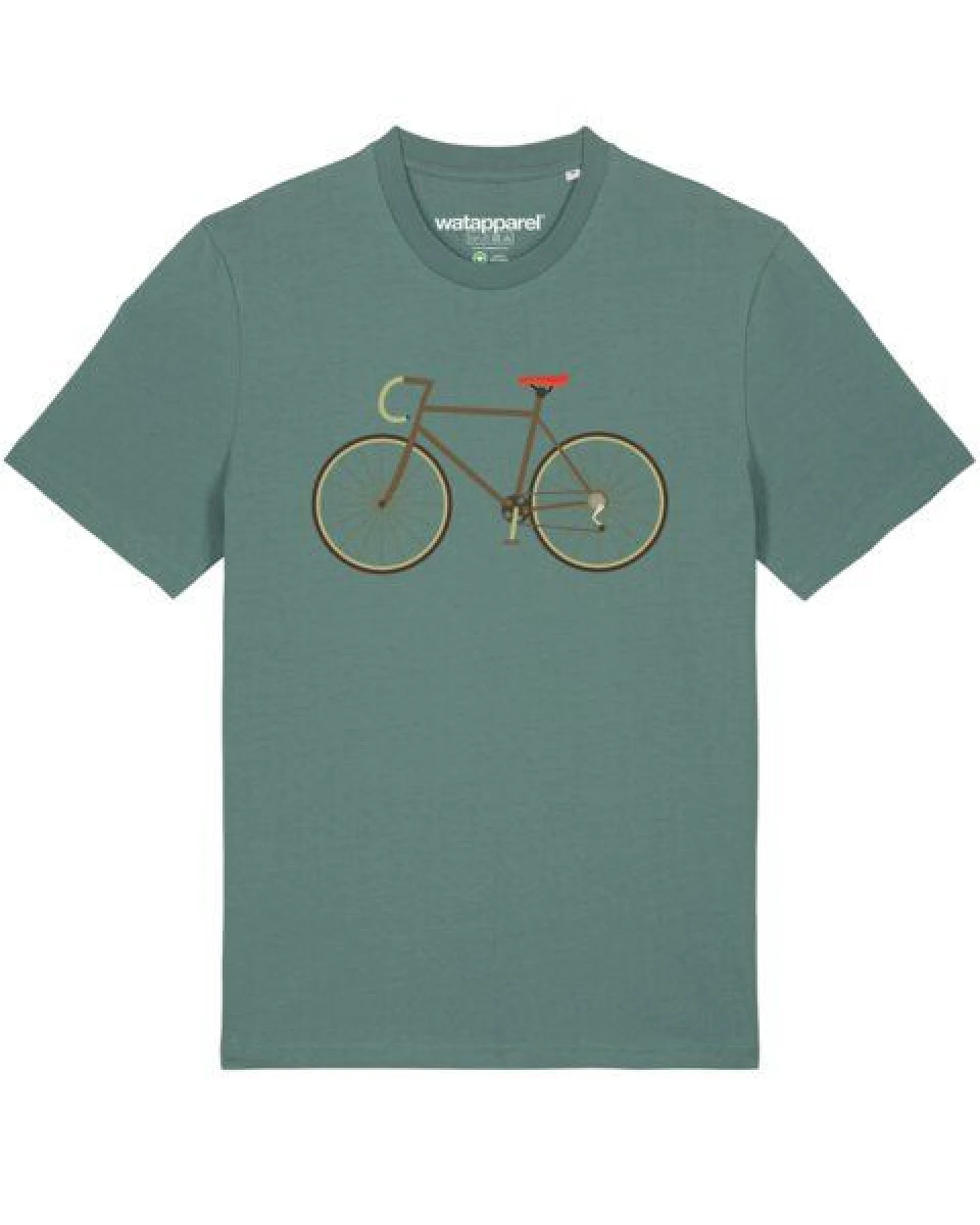watapparel T-Shirt Unisex Fahrrad – Ansicht 2