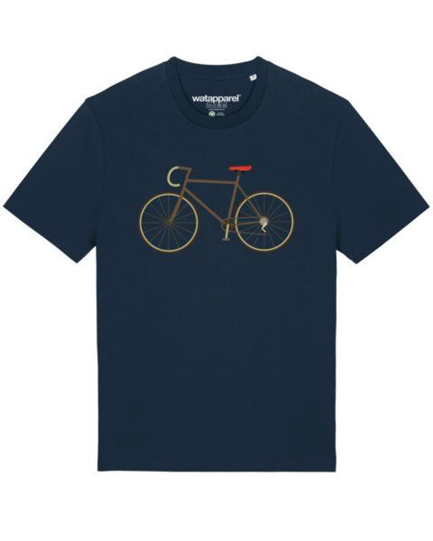 watapparel T-Shirt Unisex Fahrrad – Ansicht 2