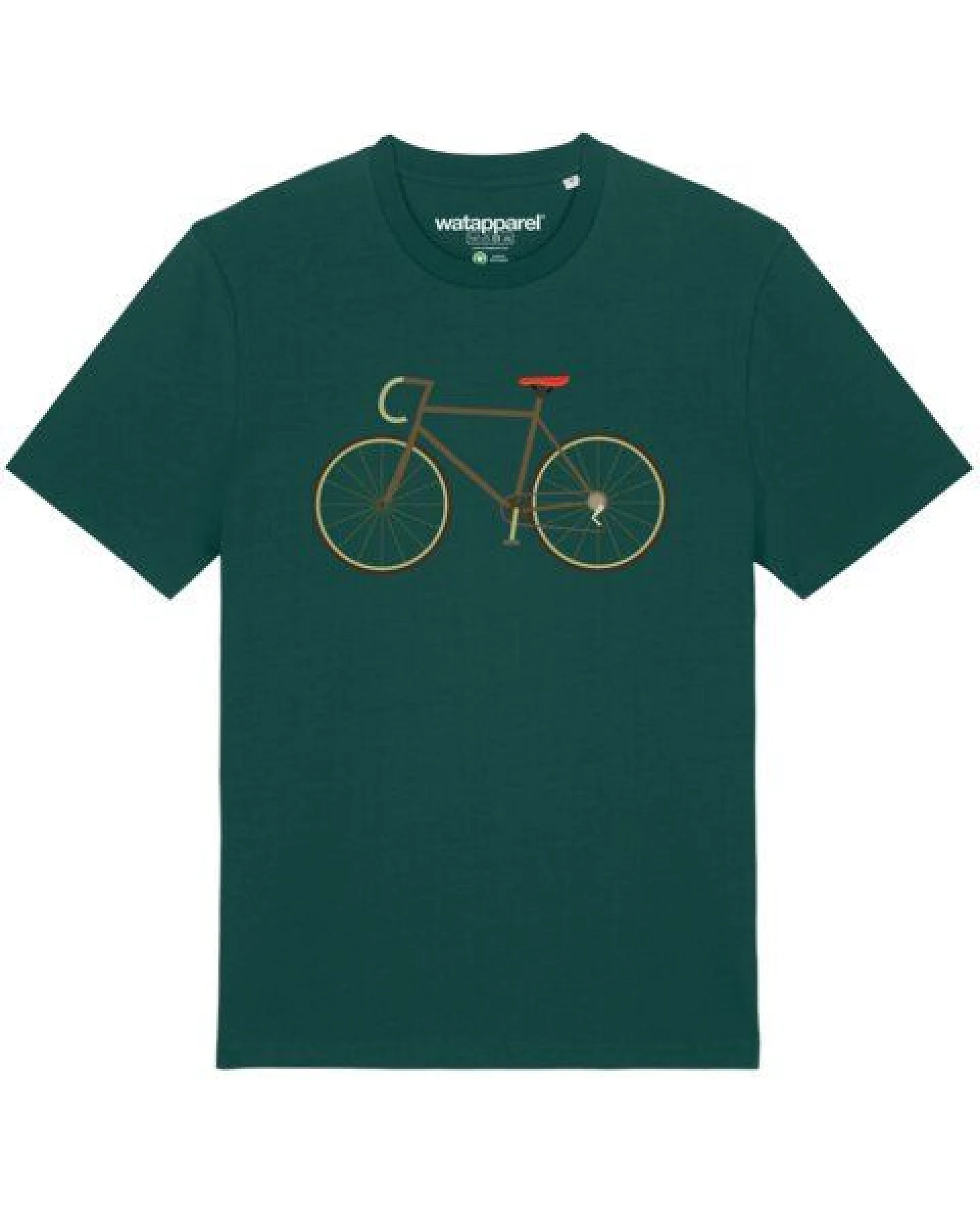 watapparel T-Shirt Unisex Fahrrad – Ansicht 2
