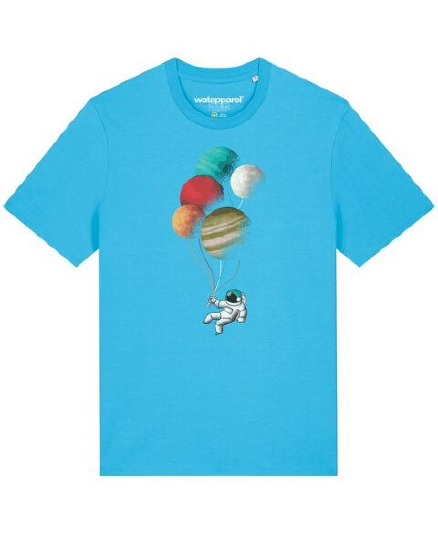 watapparel T-Shirt Unisex Balloon Spaceman – Ansicht 2