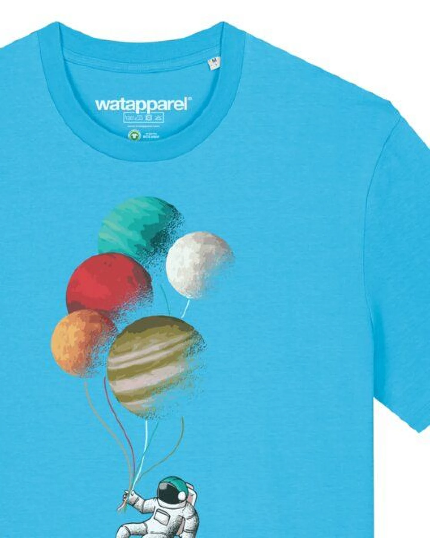 watapparel T-Shirt Unisex Balloon Spaceman – Ansicht 3