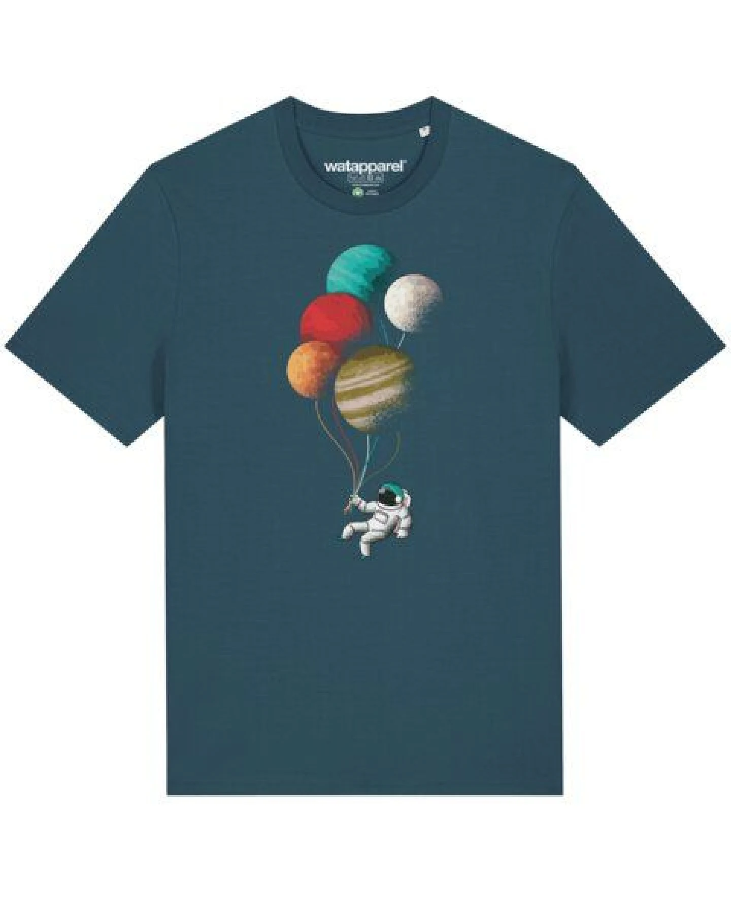 watapparel T-Shirt Unisex Balloon Spaceman – Ansicht 2
