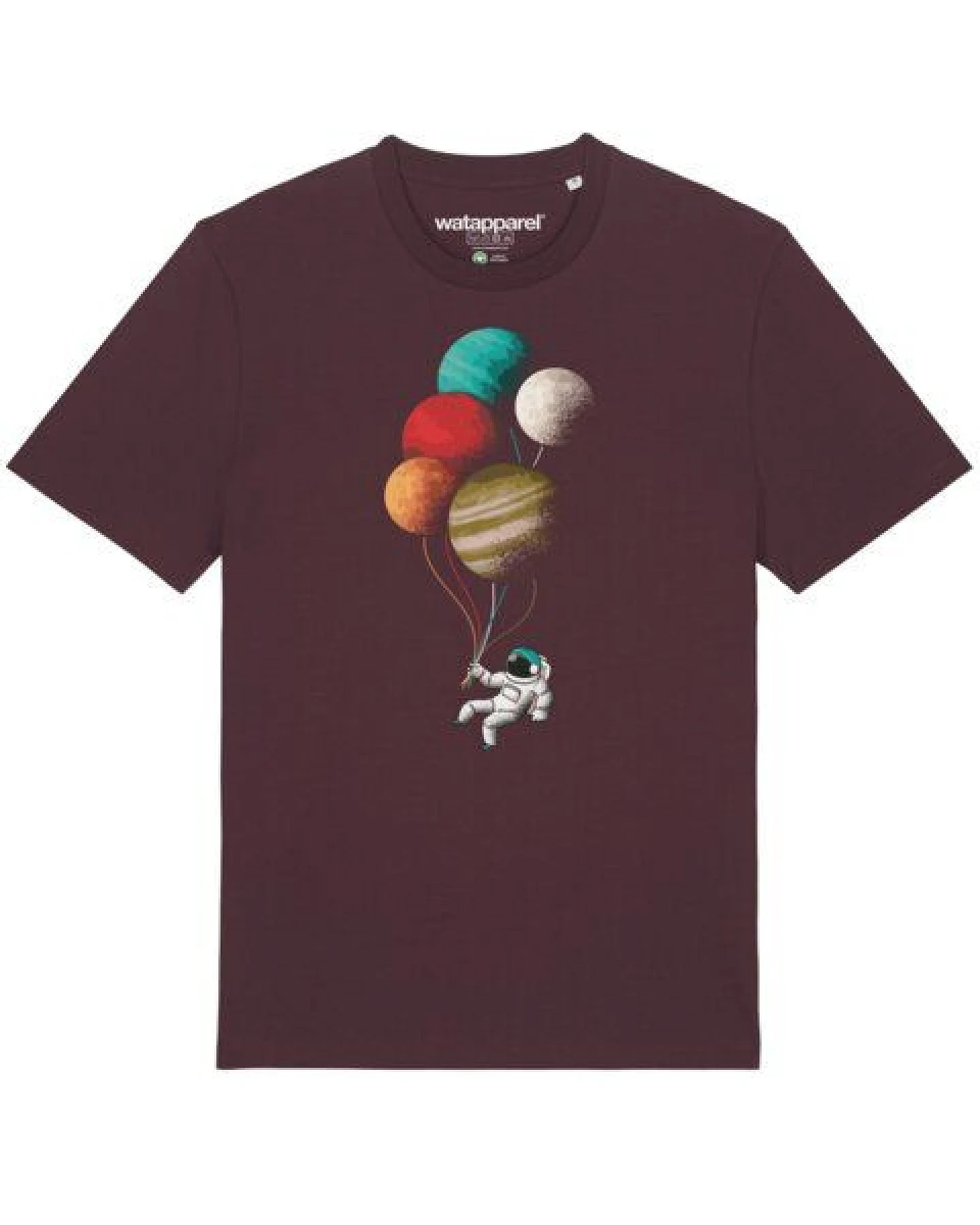 watapparel T-Shirt Unisex Balloon Spaceman – Ansicht 2