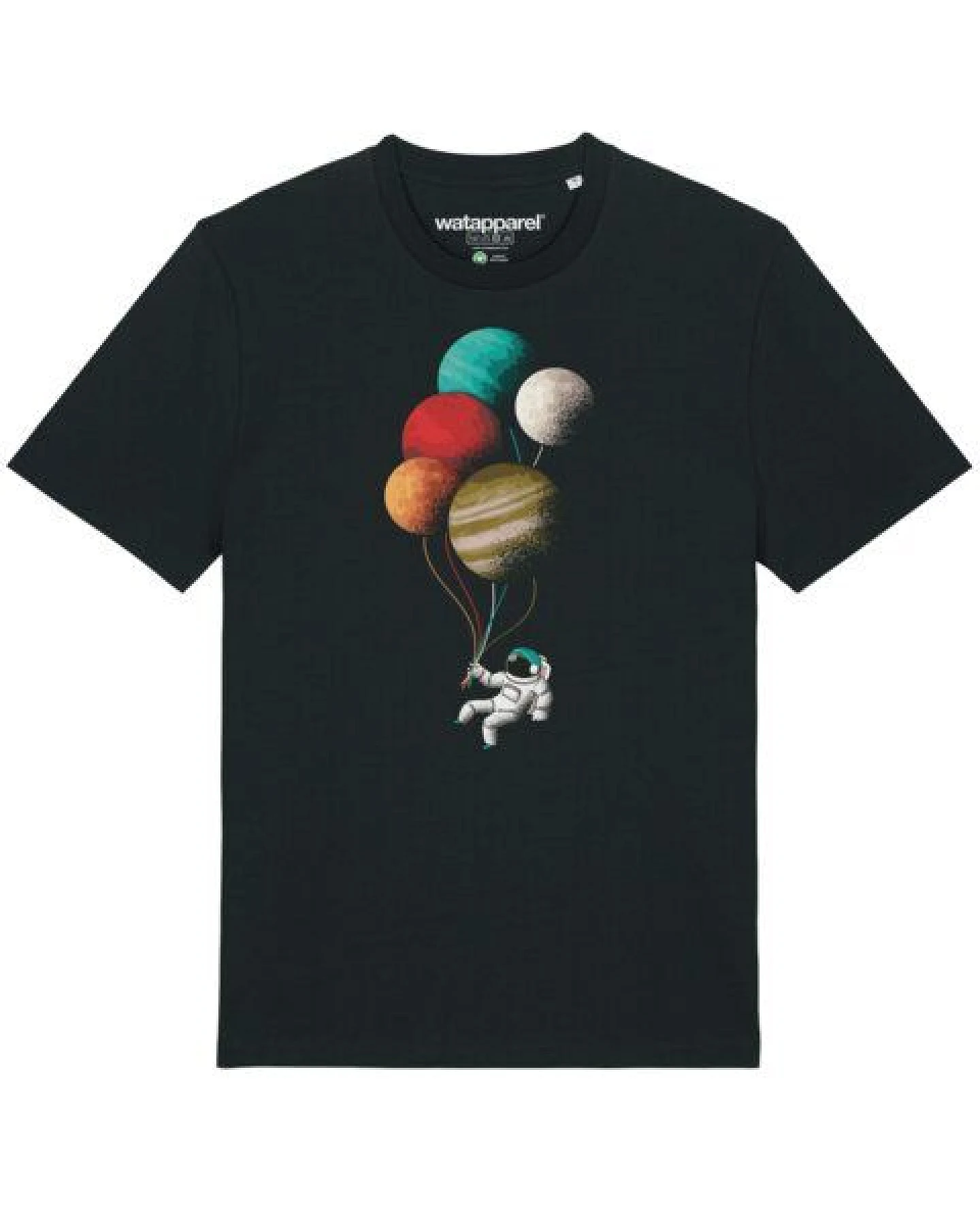 watapparel T-Shirt Unisex Balloon Spaceman – Ansicht 2