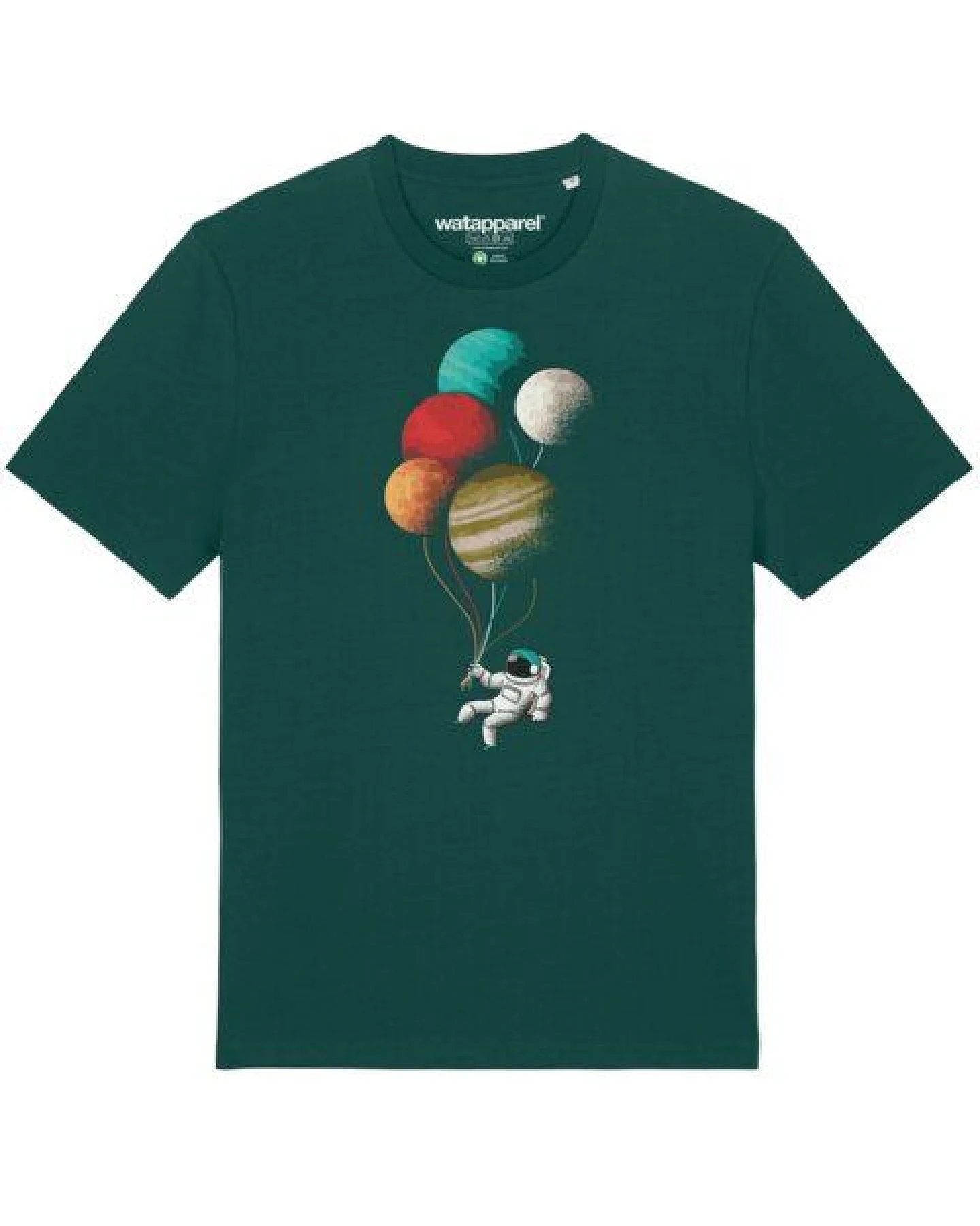 watapparel T-Shirt Unisex Balloon Spaceman – Ansicht 2