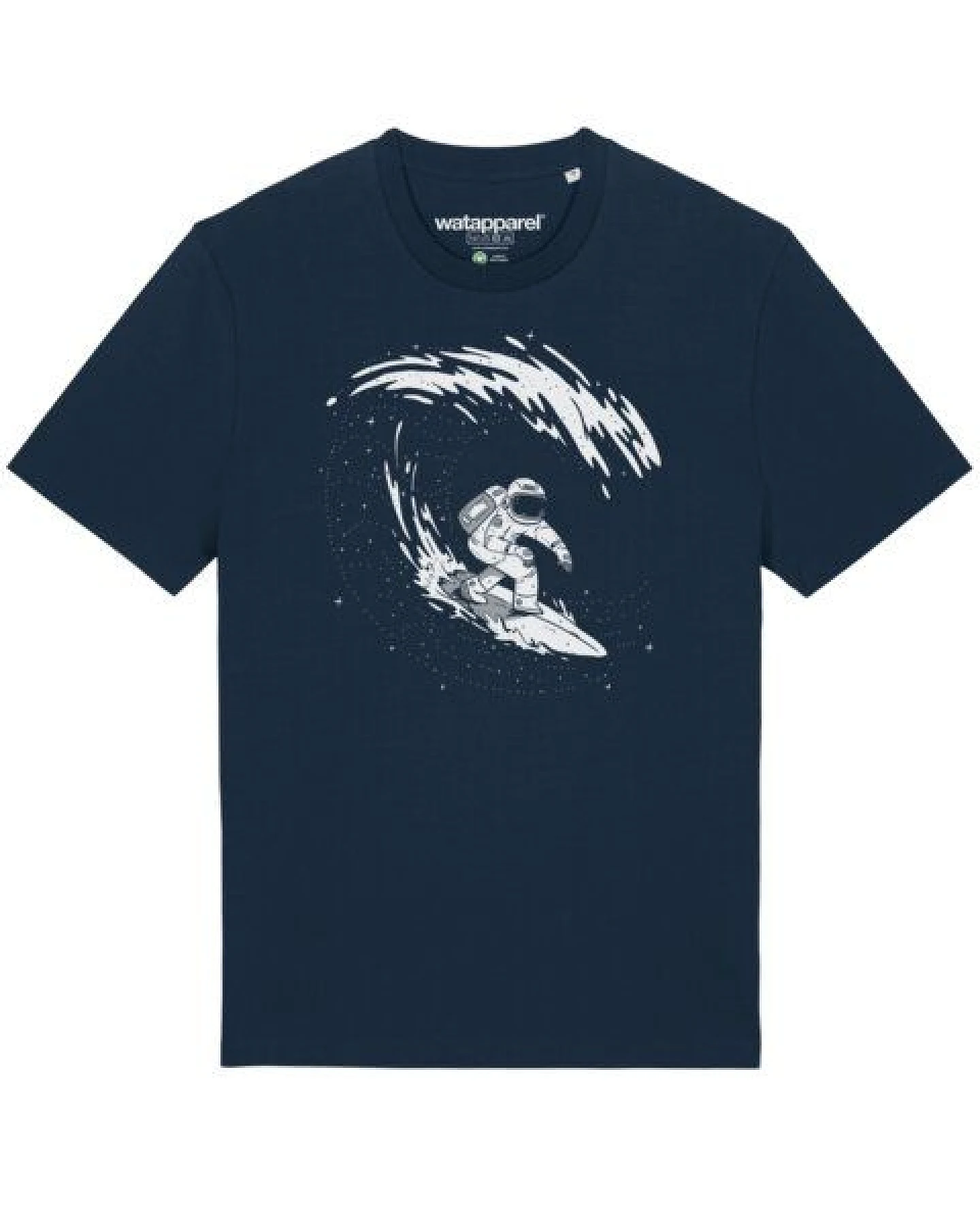 watapparel T-Shirt Unisex Surfing Spaceman – Ansicht 2