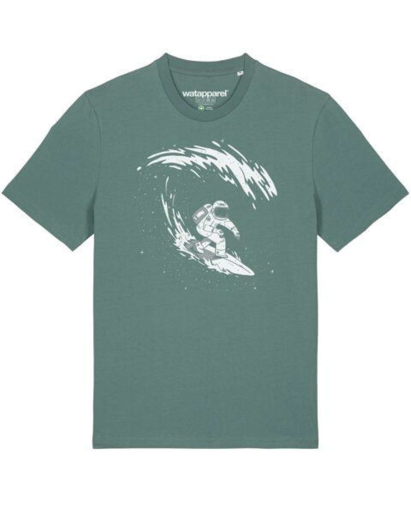 watapparel T-Shirt Unisex Surfing Spaceman – Ansicht 2