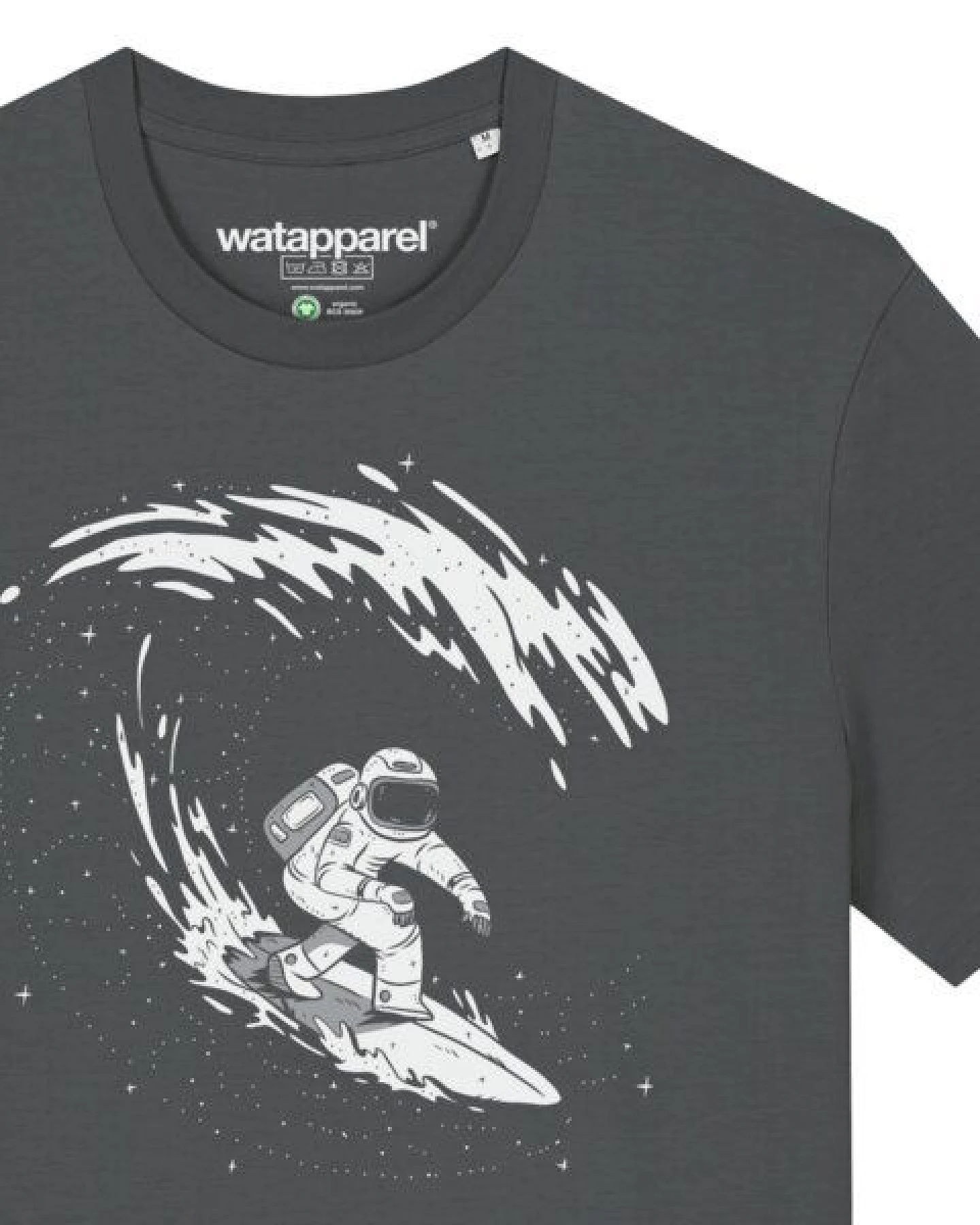 watapparel T-Shirt Unisex Surfing Spaceman – Ansicht 3