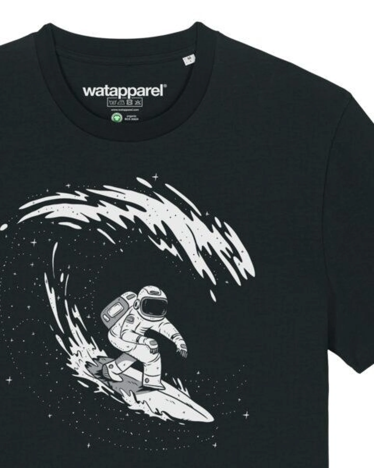 watapparel T-Shirt Unisex Surfing Spaceman – Ansicht 3
