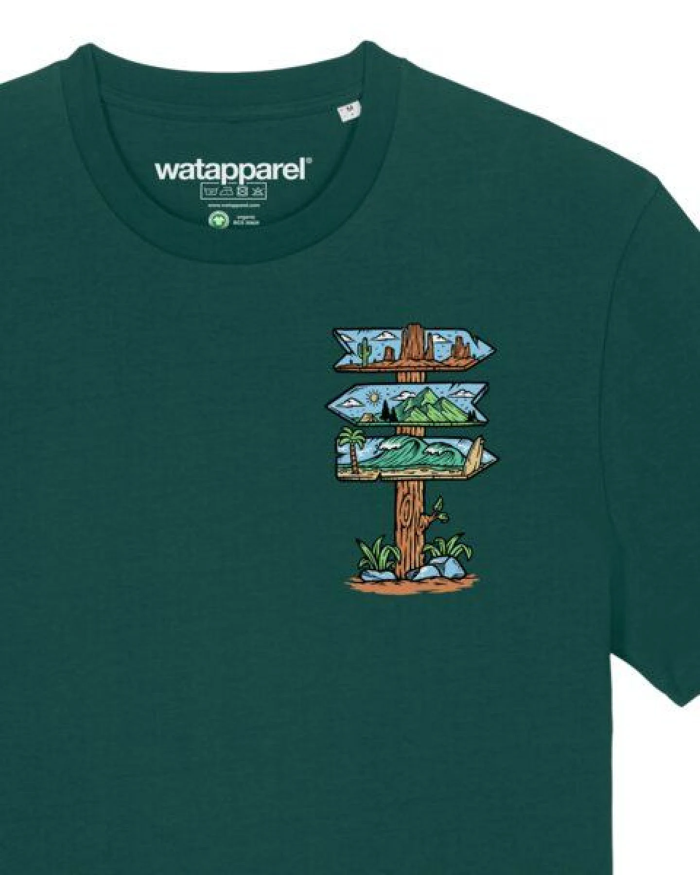 watapparel T-Shirt Unisex Adventure is everywhere – Ansicht 3