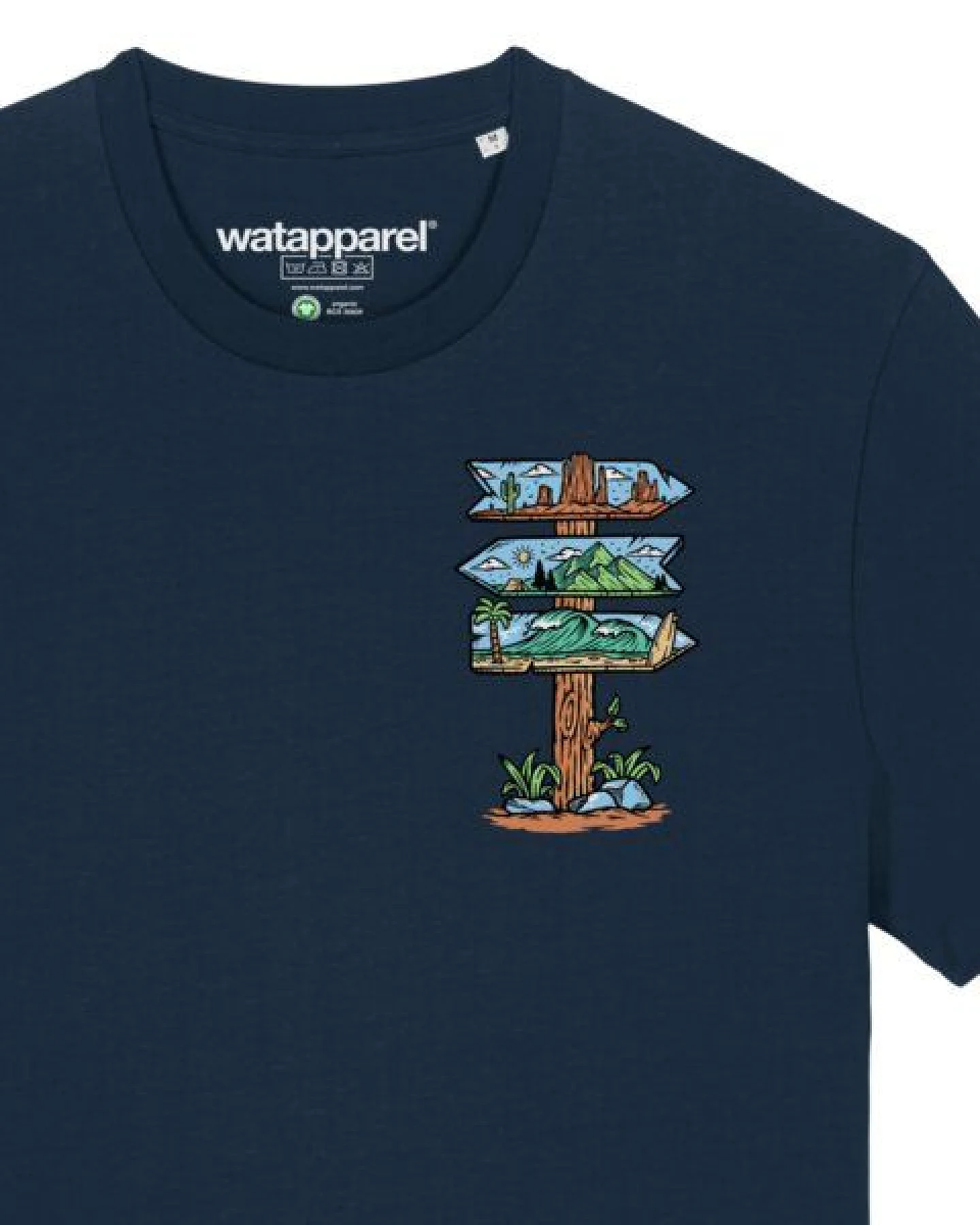 watapparel T-Shirt Unisex Adventure is everywhere – Ansicht 3