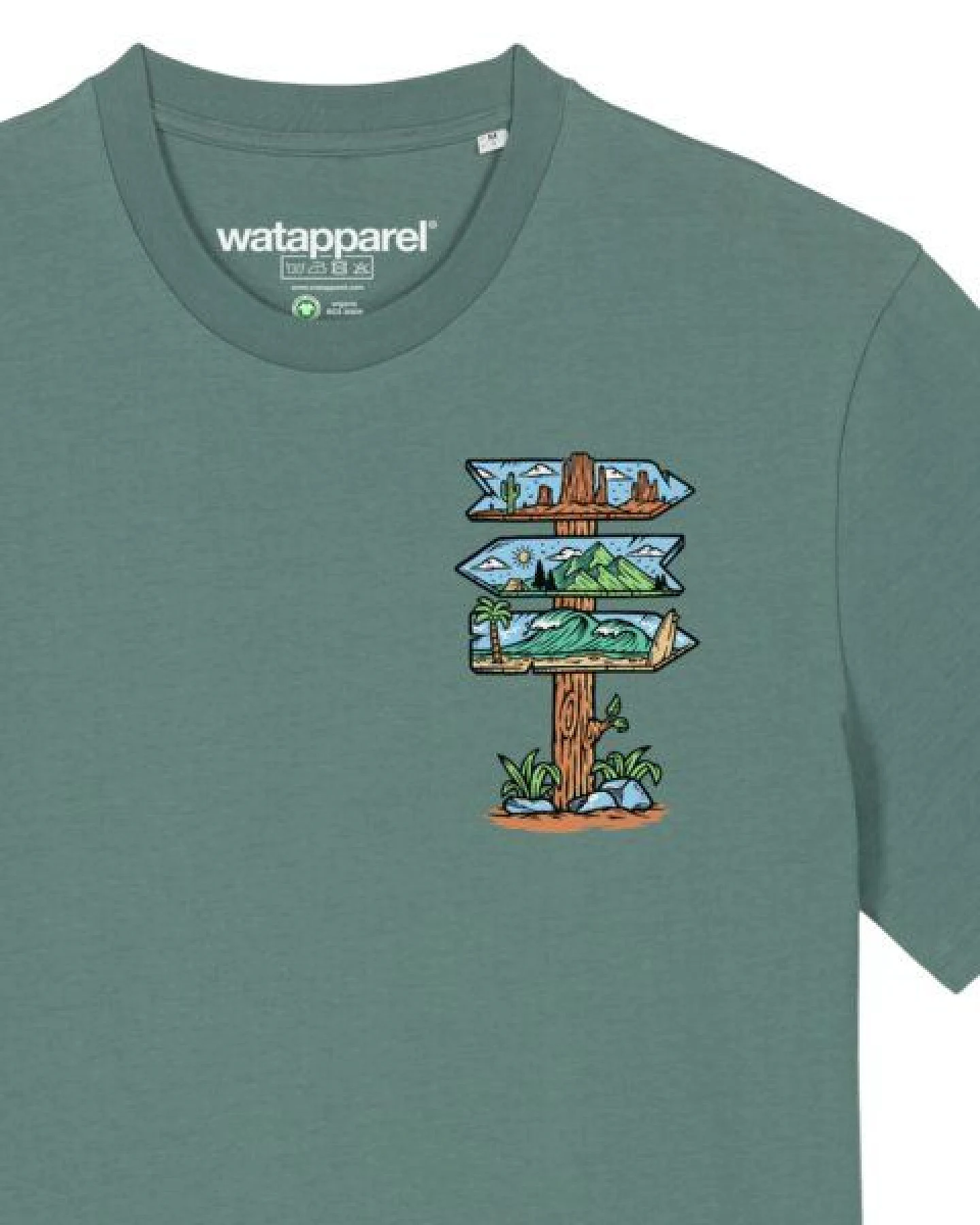 watapparel T-Shirt Unisex Adventure is everywhere – Ansicht 3