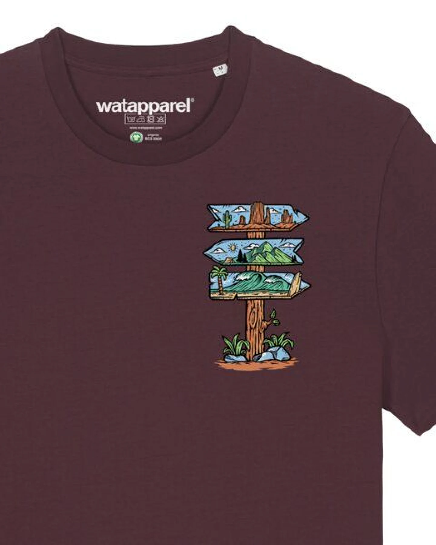 watapparel T-Shirt Unisex Adventure is everywhere – Ansicht 3