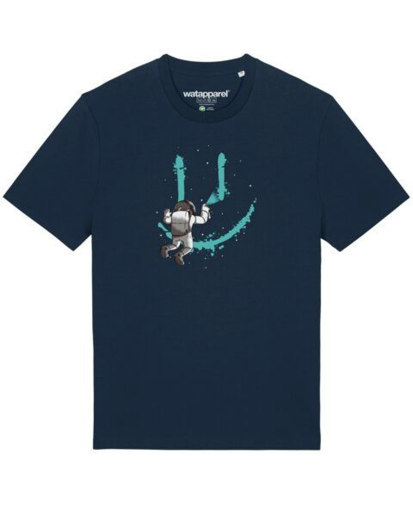 watapparel T-Shirt Unisex Graffiti Astronaut – Ansicht 2