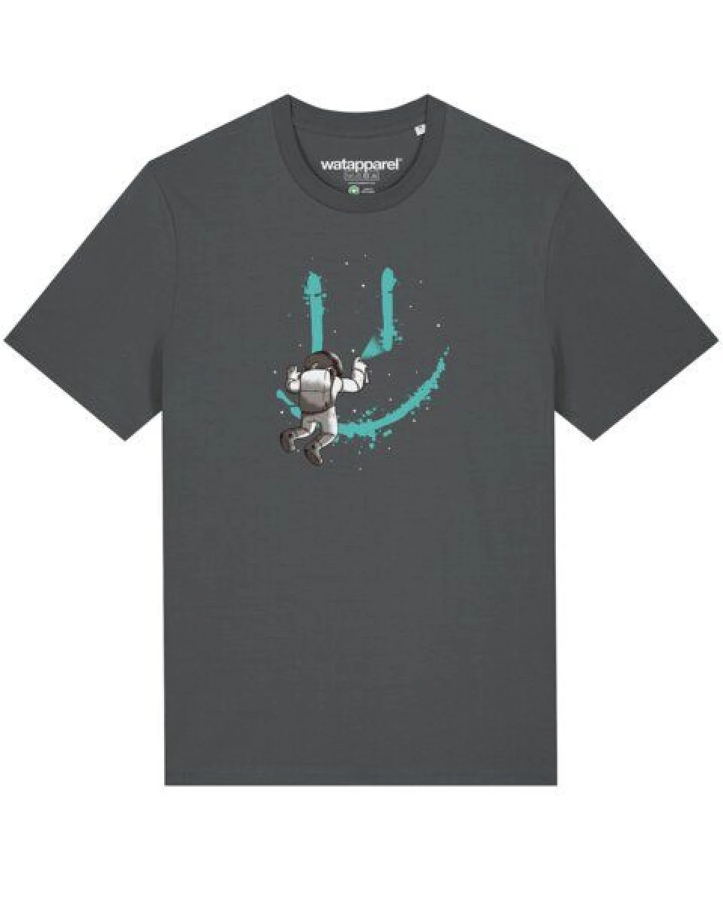 watapparel T-Shirt Unisex Graffiti Astronaut – Ansicht 2