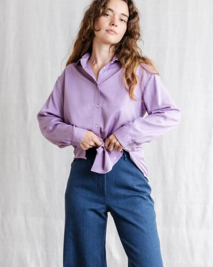 Jyoti - Fair Works Modal Hemdbluse Komali