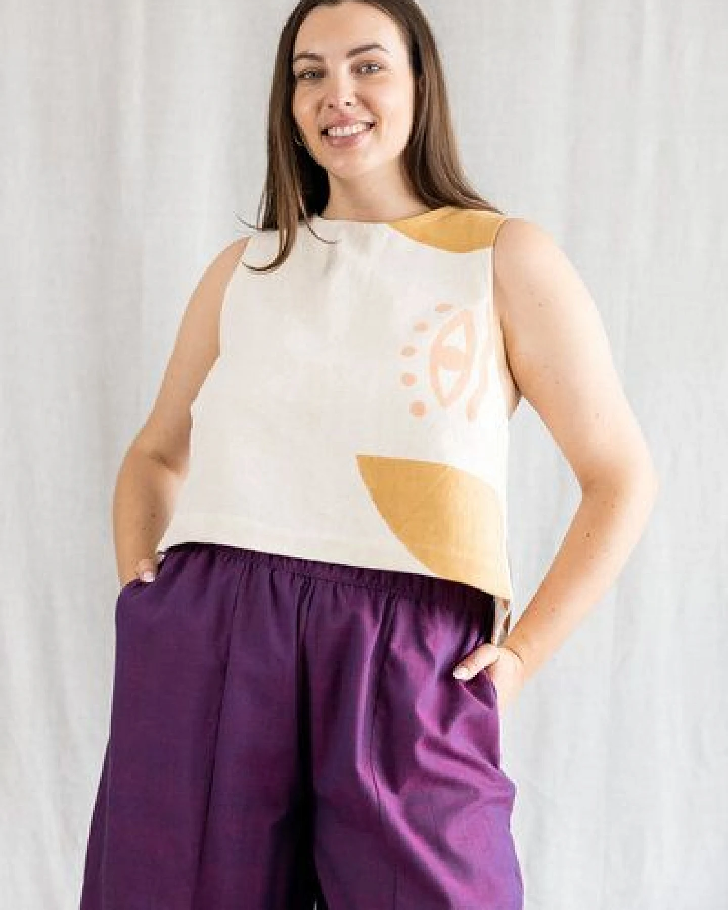 Jyoti - Fair Works Bio-Baumwoll Top Pallavi – Ansicht 2