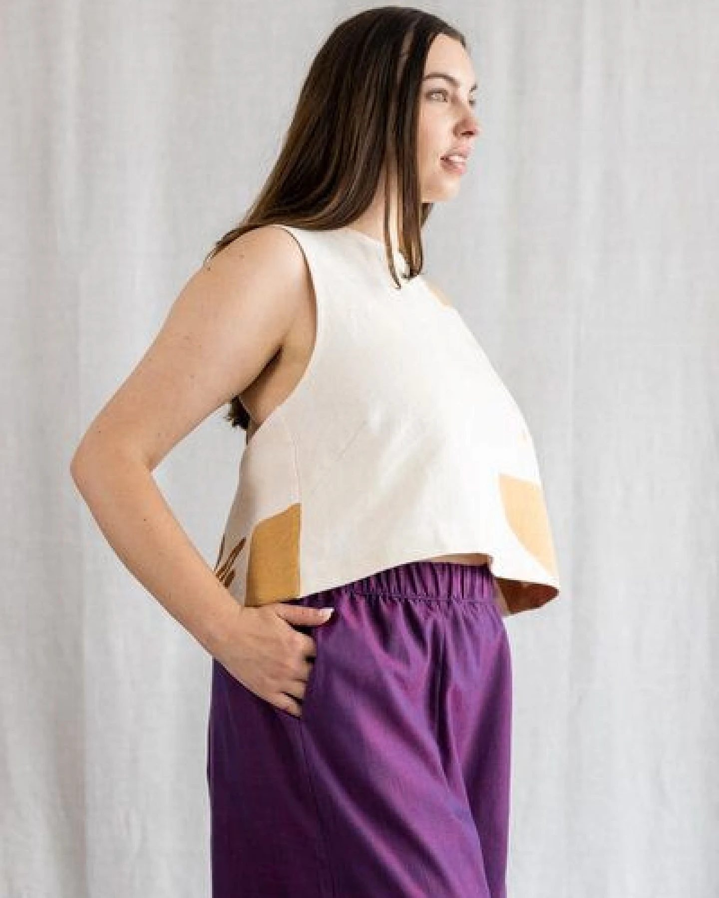 Jyoti - Fair Works Bio-Baumwoll Top Pallavi – Ansicht 3