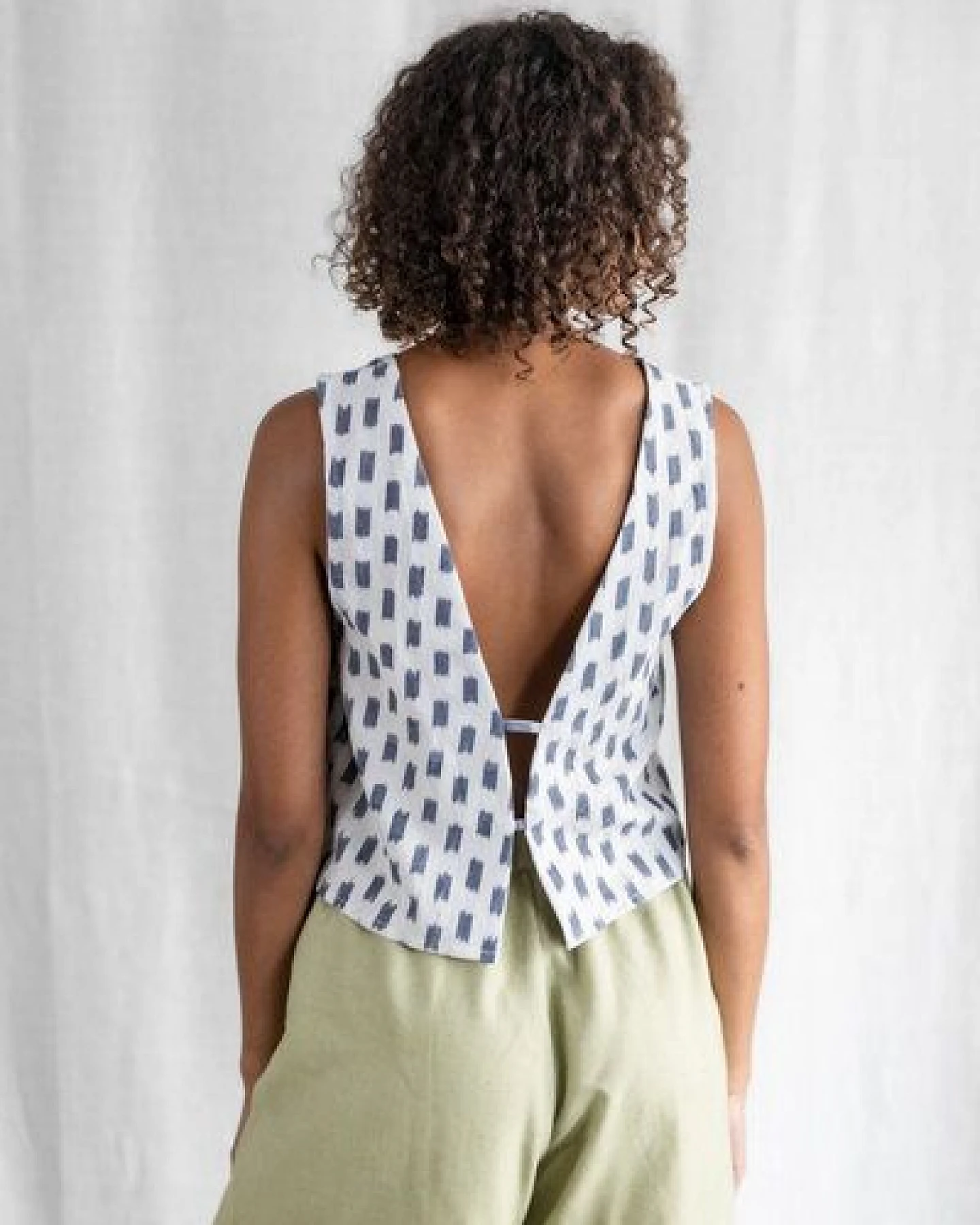 Jyoti - Fair Works Bio-Baumwoll Top Kiran – Ansicht 3