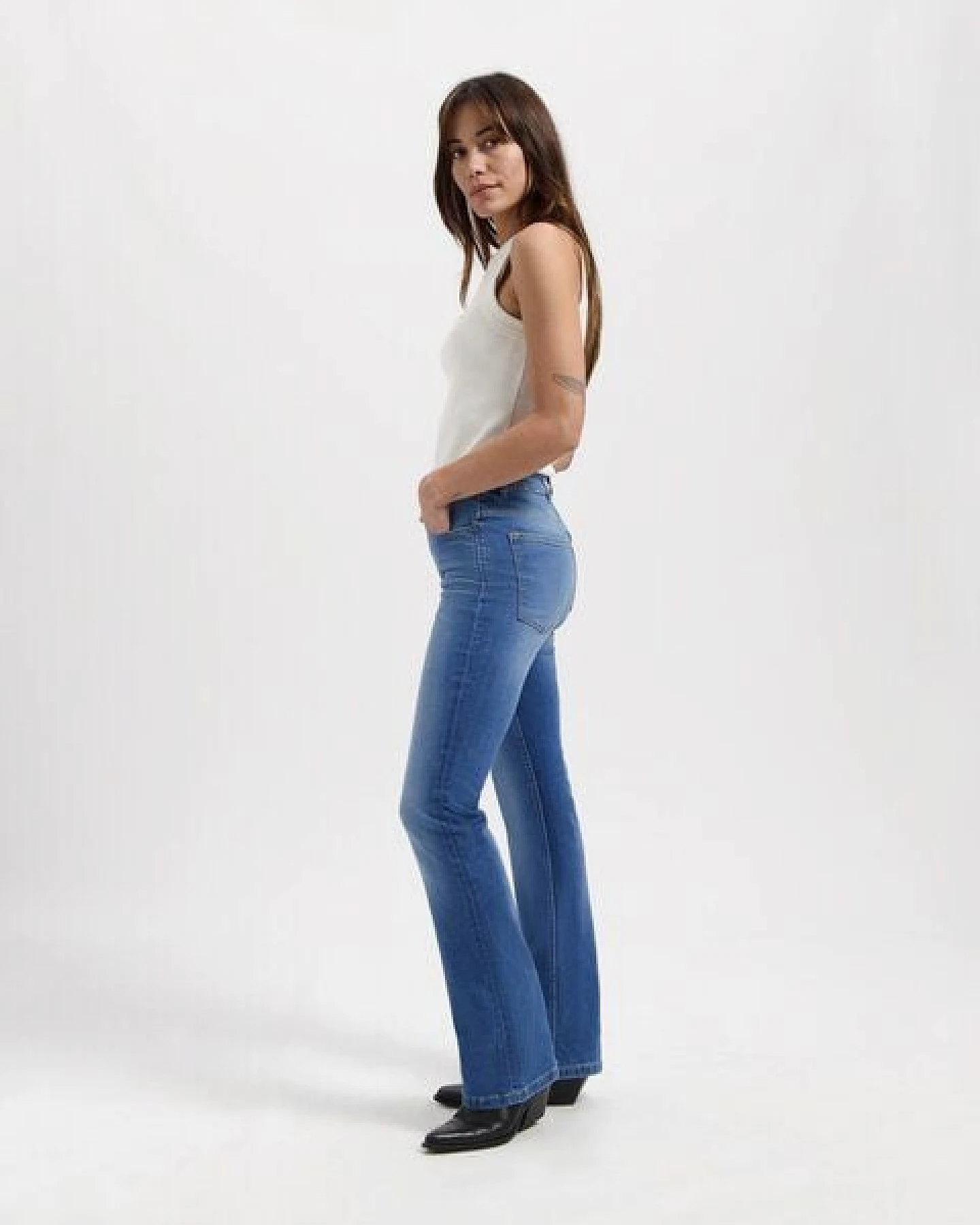 Kuyichi Zoe High Rise Bootcut – Ansicht 4