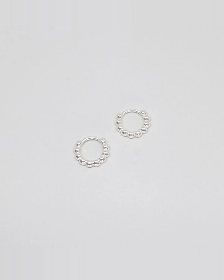 fejn jewelry Ohrringe 'ball huggie' Creolen mit Kugeln