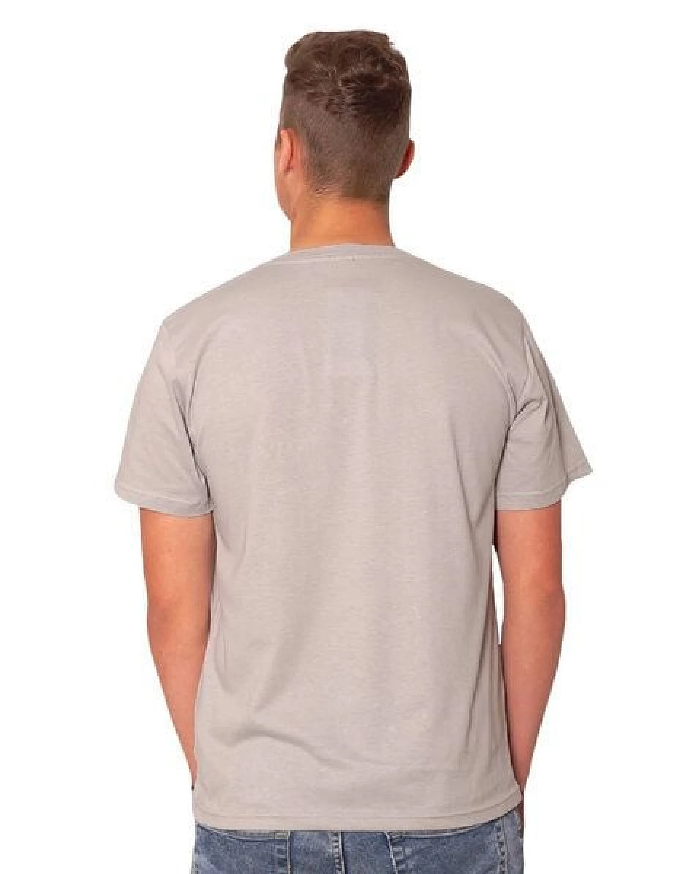 HANDGEDRUCKT "Cool Cat" Männer T-Shirt von EarthPositive – Ansicht 2