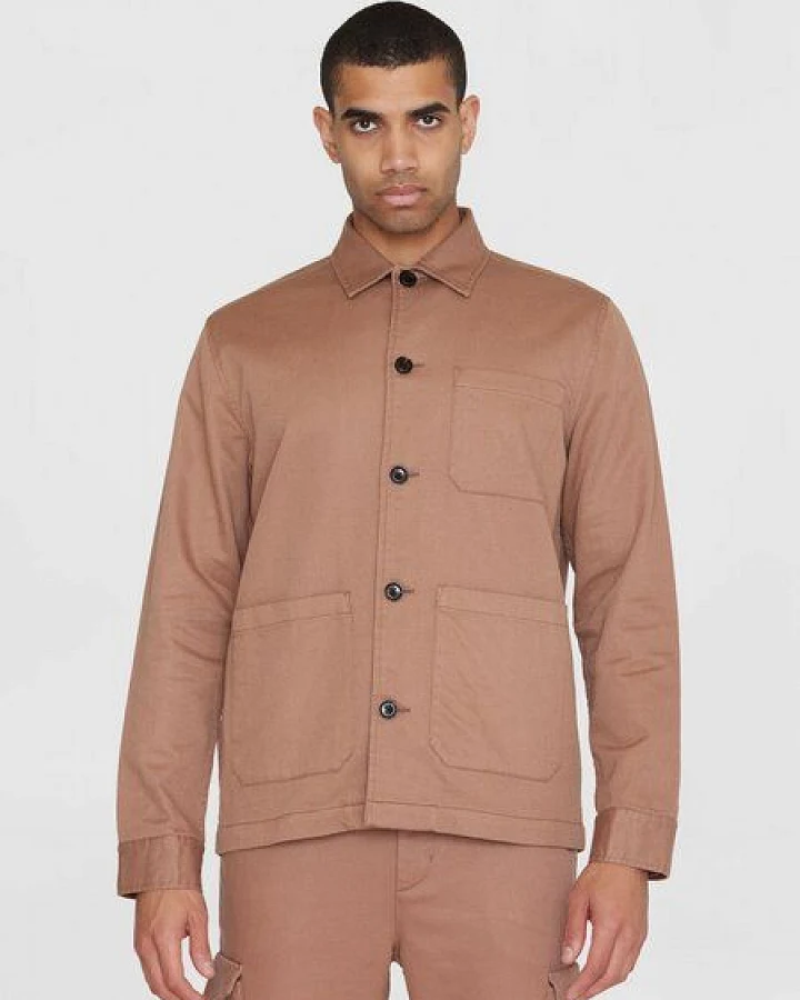 KnowledgeCotton Apparel Overshirt TWILL aus Bio-Baumwolle